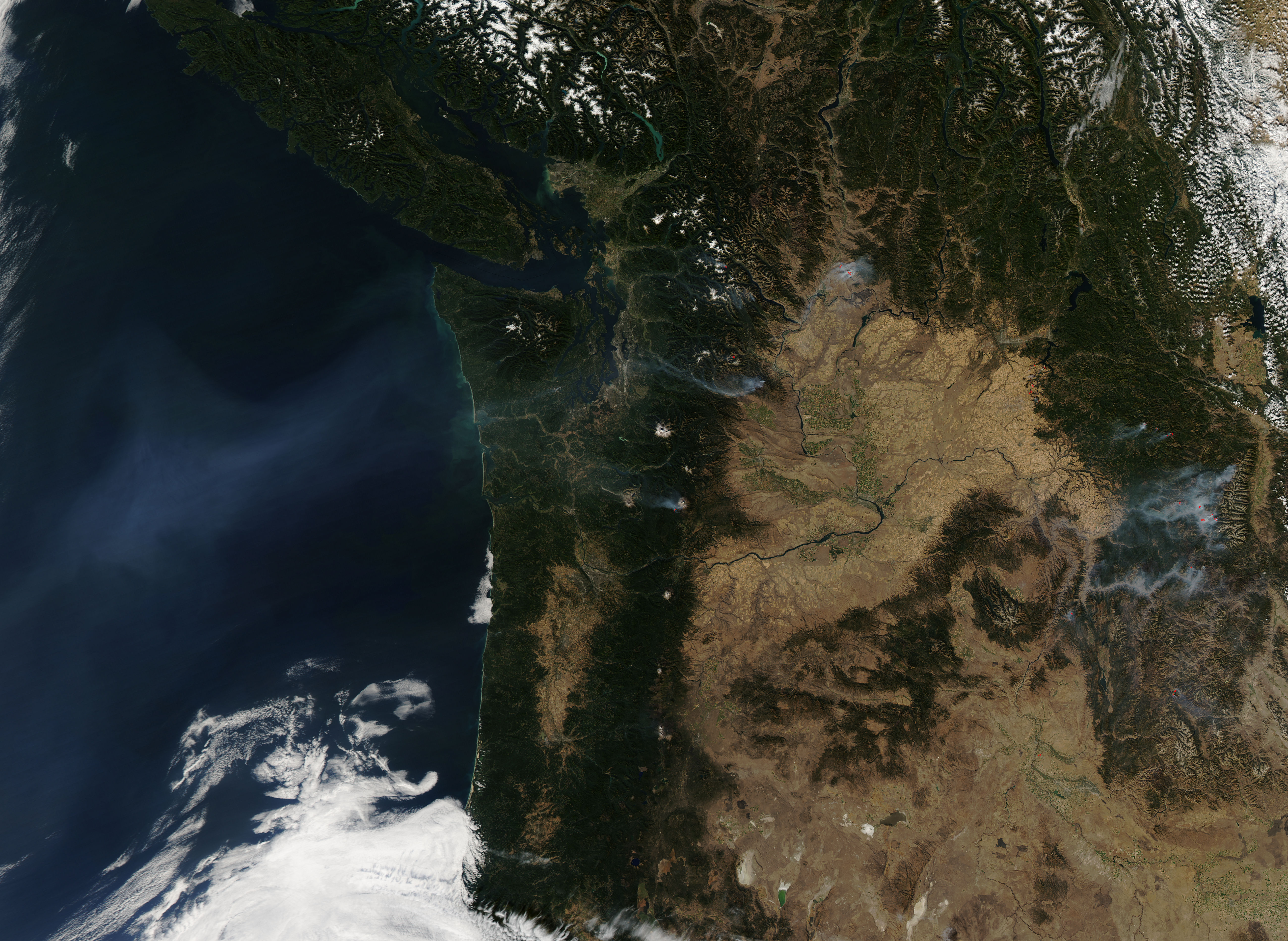 Smoke and fires in western United States - related image preview