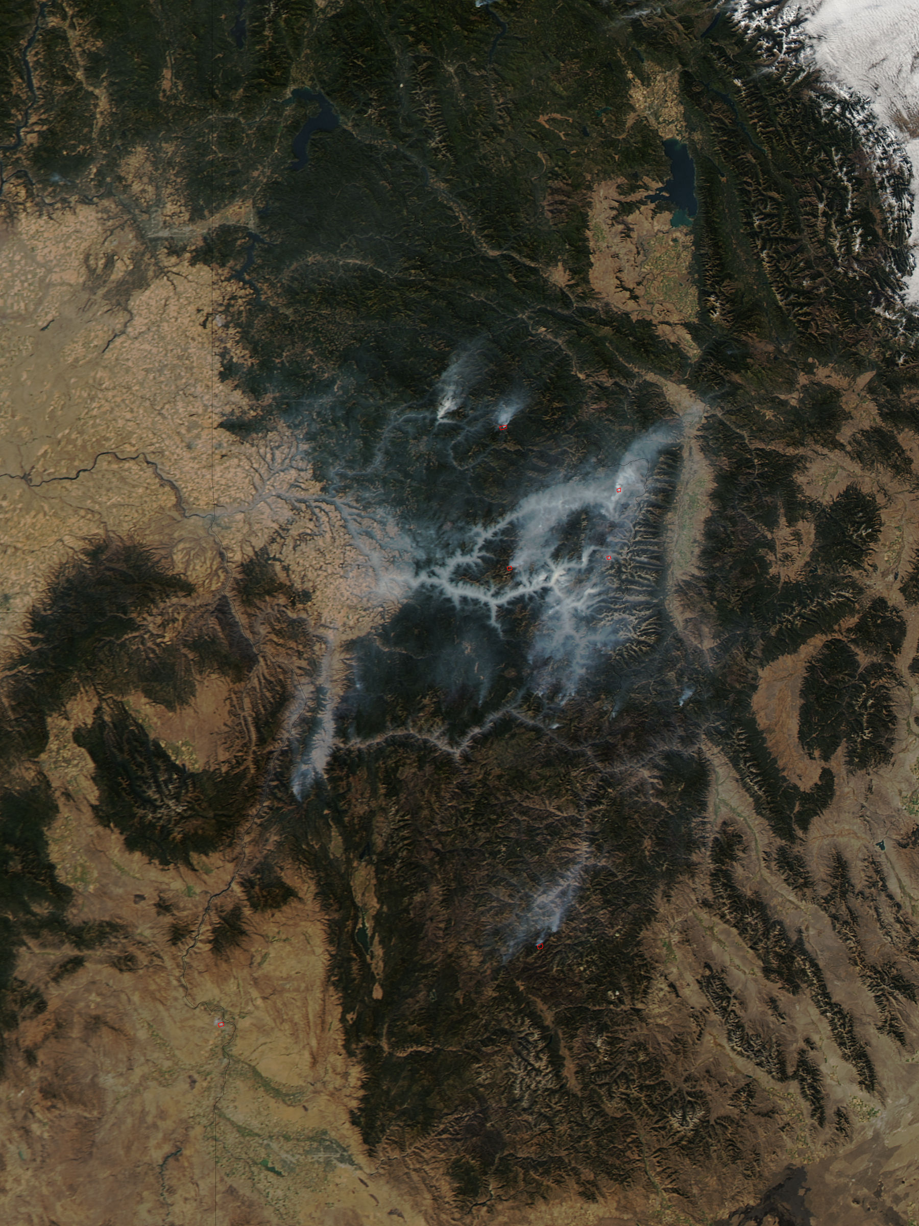 Smoke and fires in Idaho - related image preview