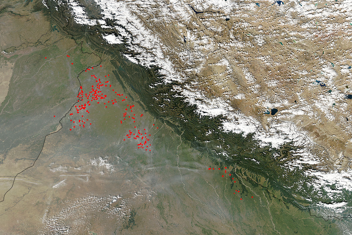 Fires in northern India - related image preview