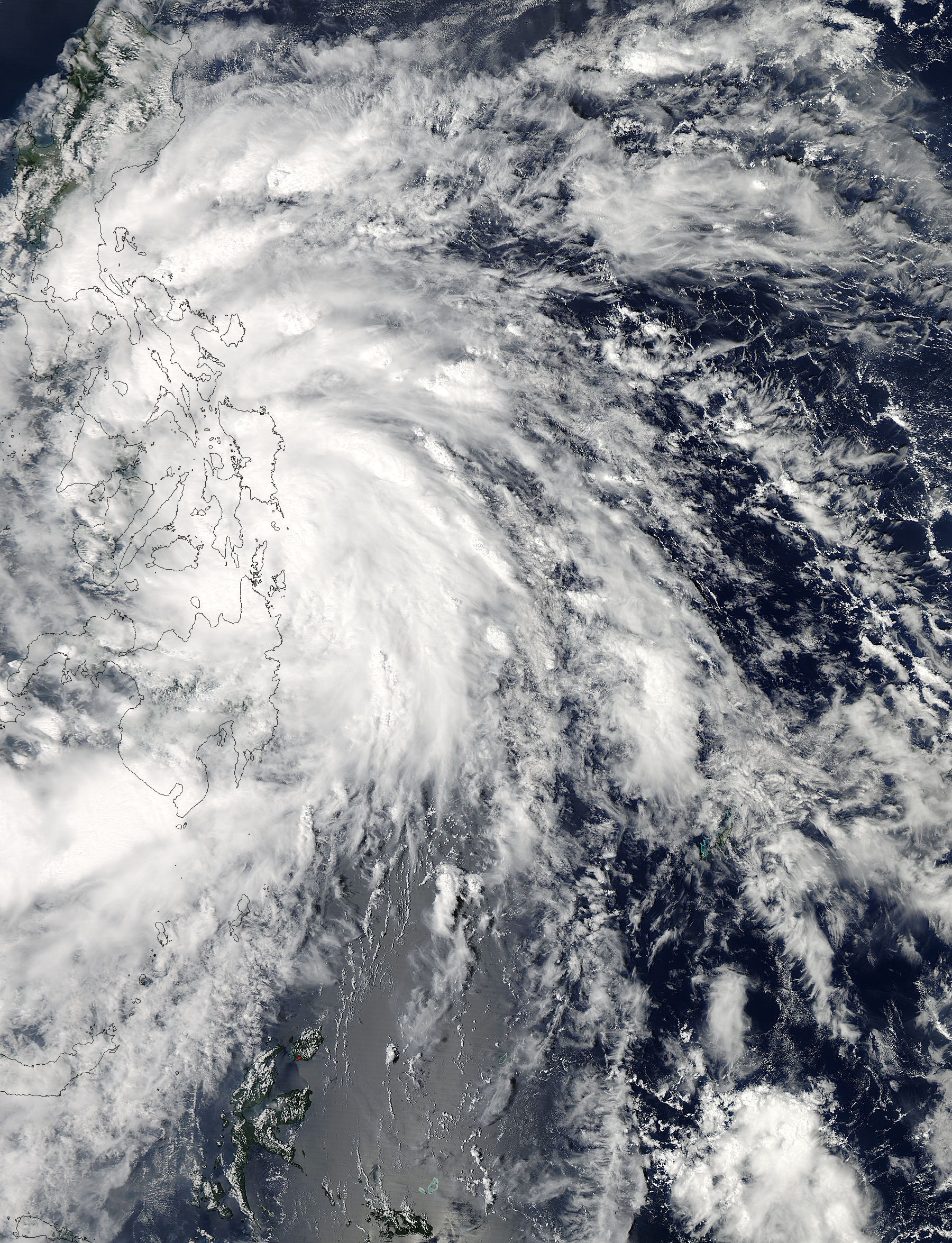 Tropical Storm Son-tinh (24W) over the Philippines - related image preview