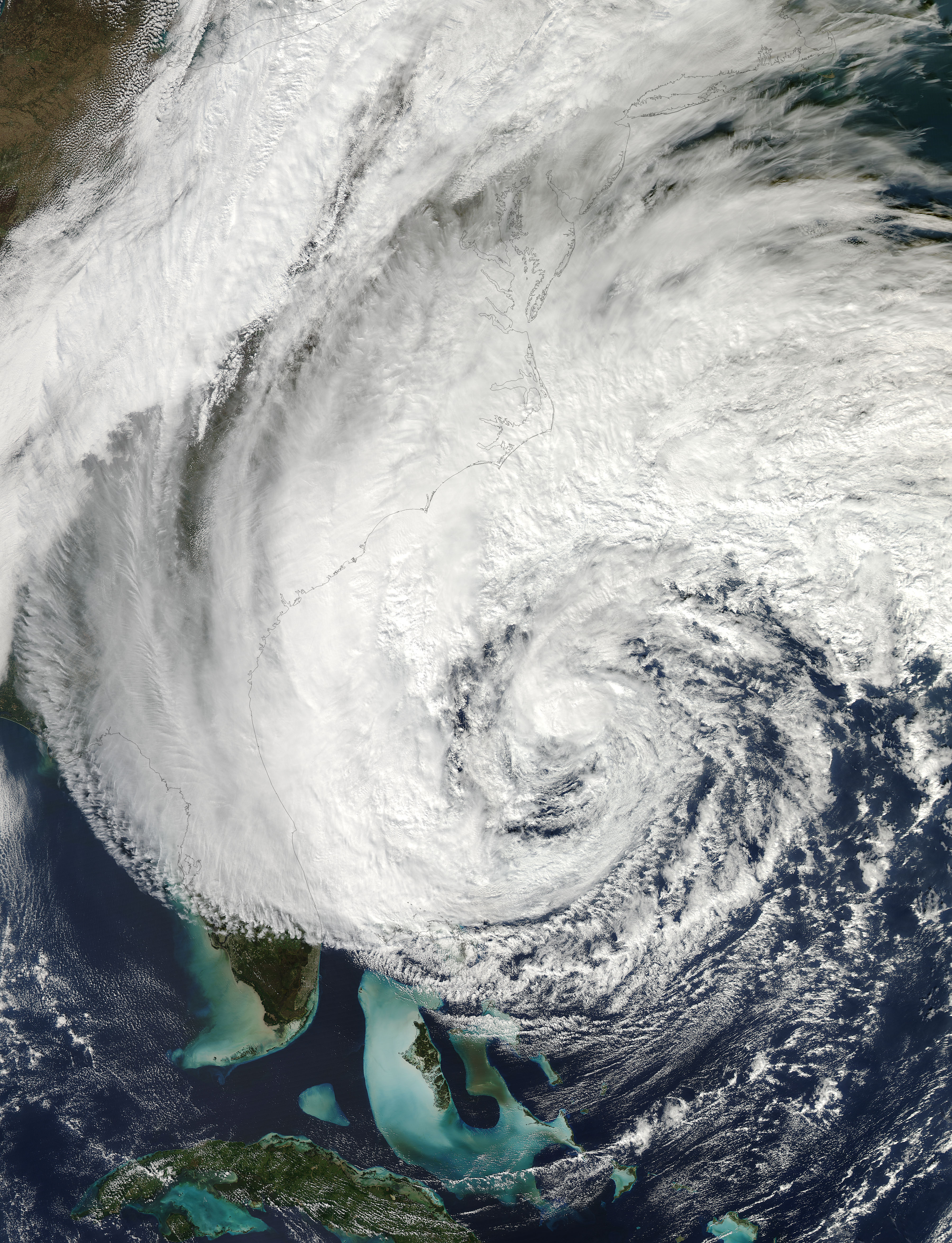 Hurricane Sandy (18L) off the southeast United States - related image preview