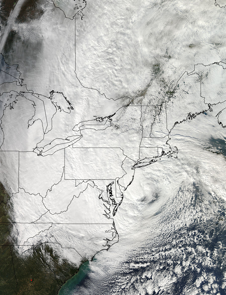 Hurricane Sandy (18L) over the Mid-Atlantic States - related image preview