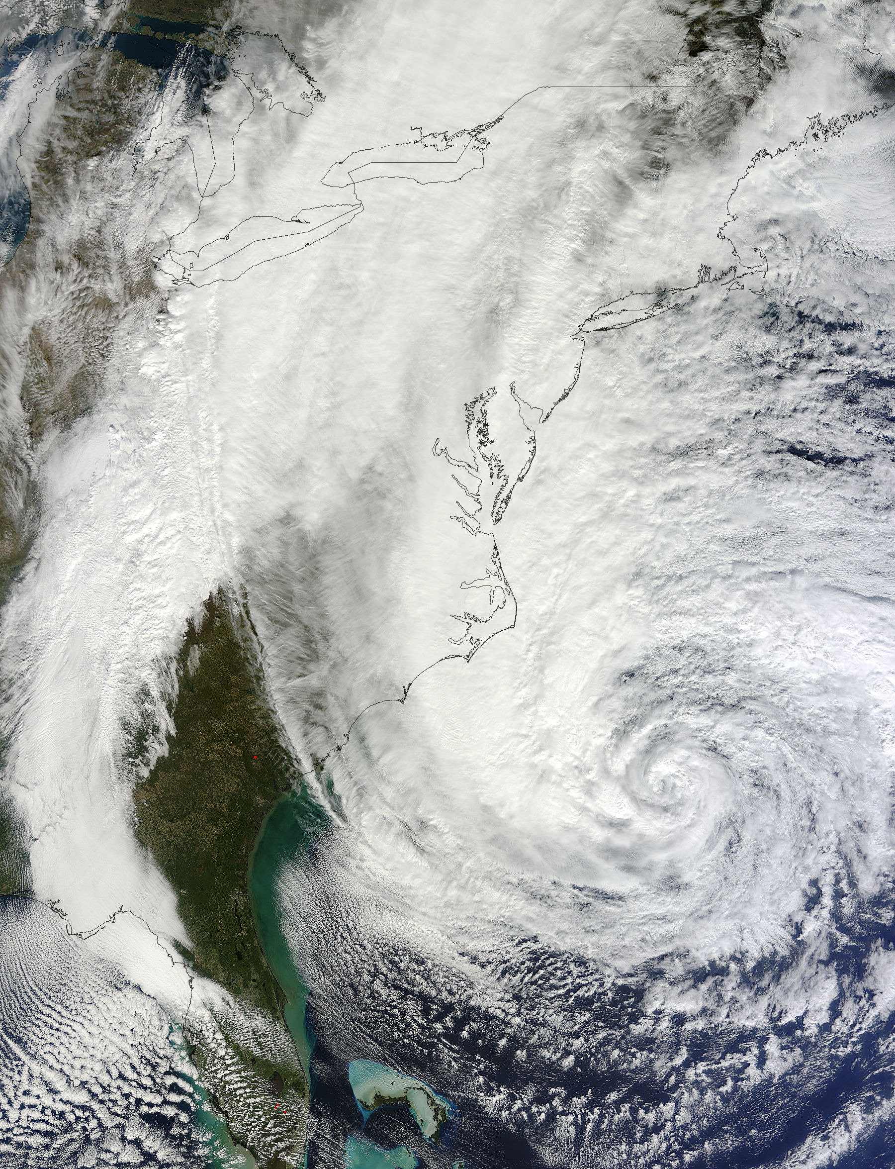 Hurricane Sandy (18L) off the eastern United States - related image preview