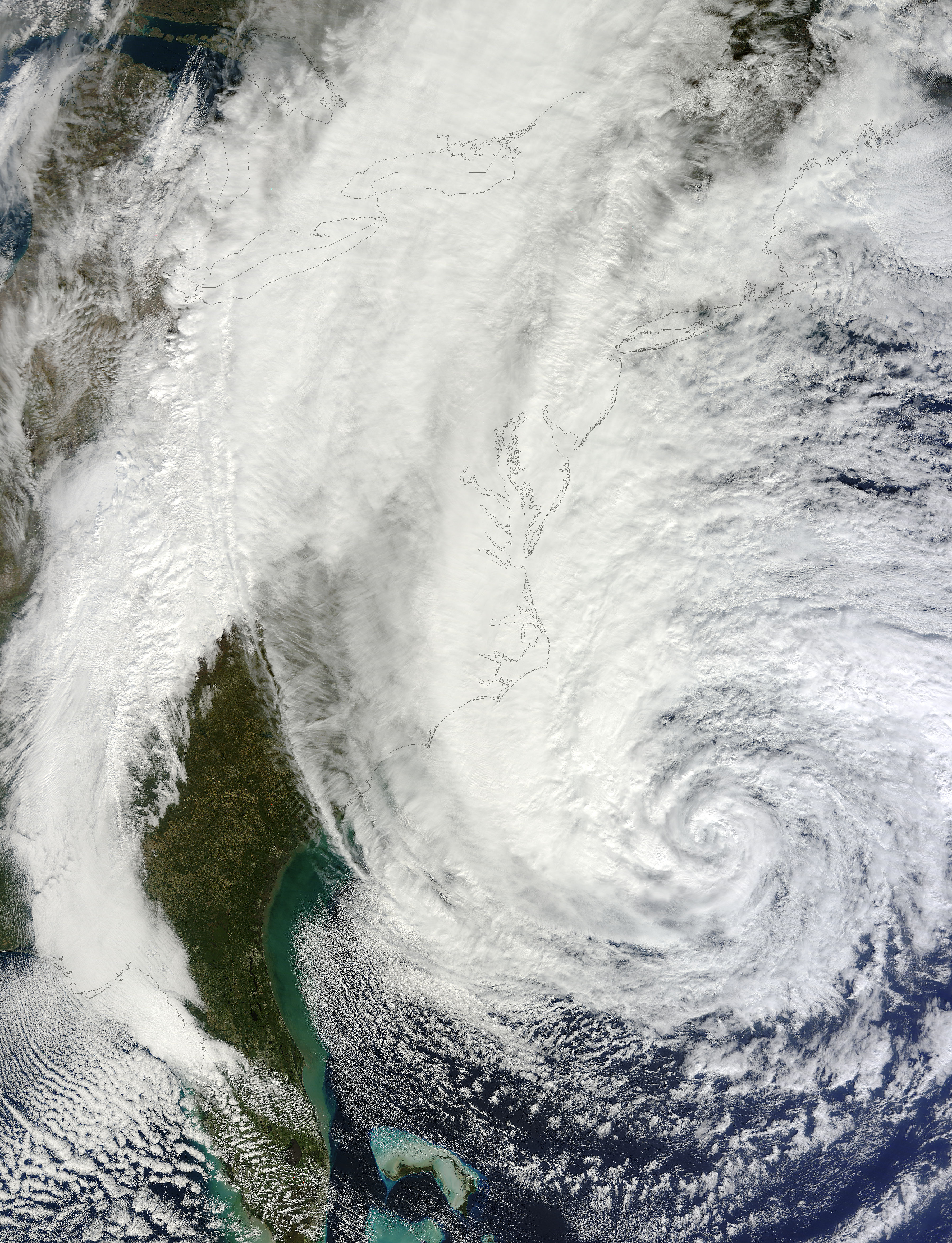 Hurricane Sandy (18L) off the eastern United States - related image preview