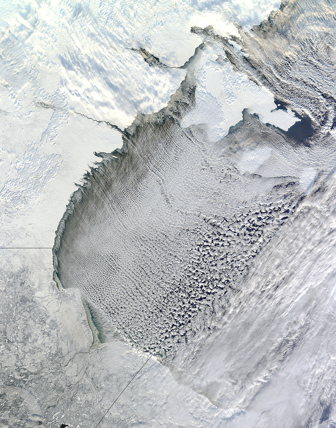 Cloud streets in Hudson Bay - related image preview