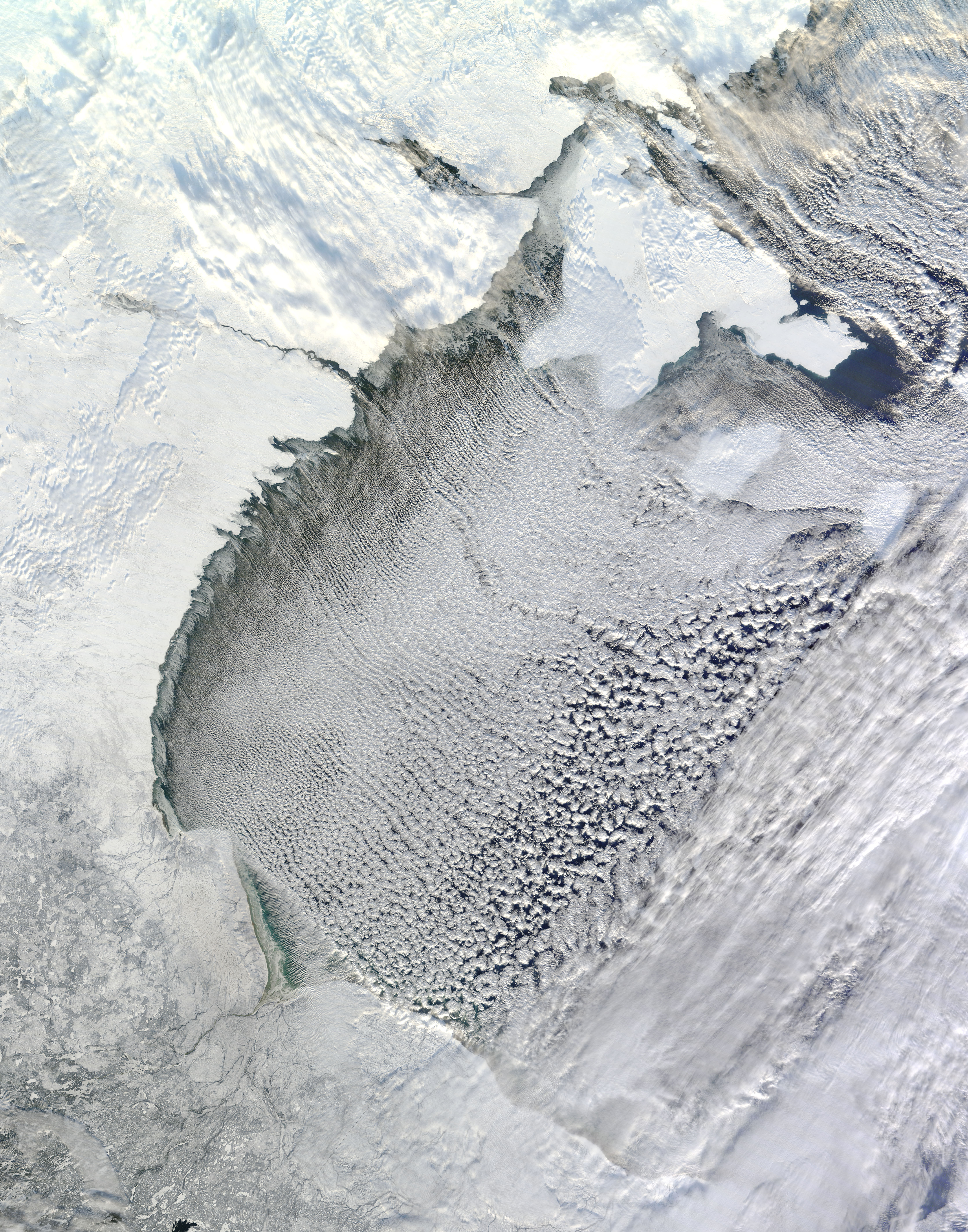 Cloud streets in Hudson Bay - related image preview