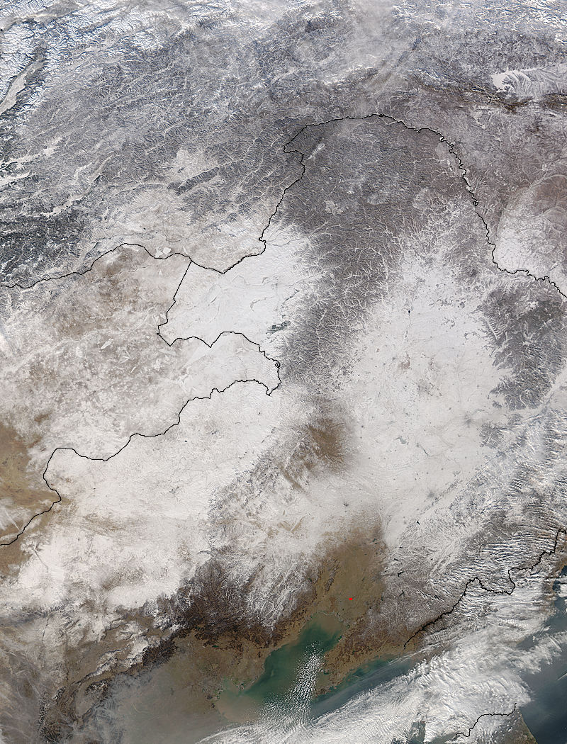 Snow in eastern Asia - related image preview