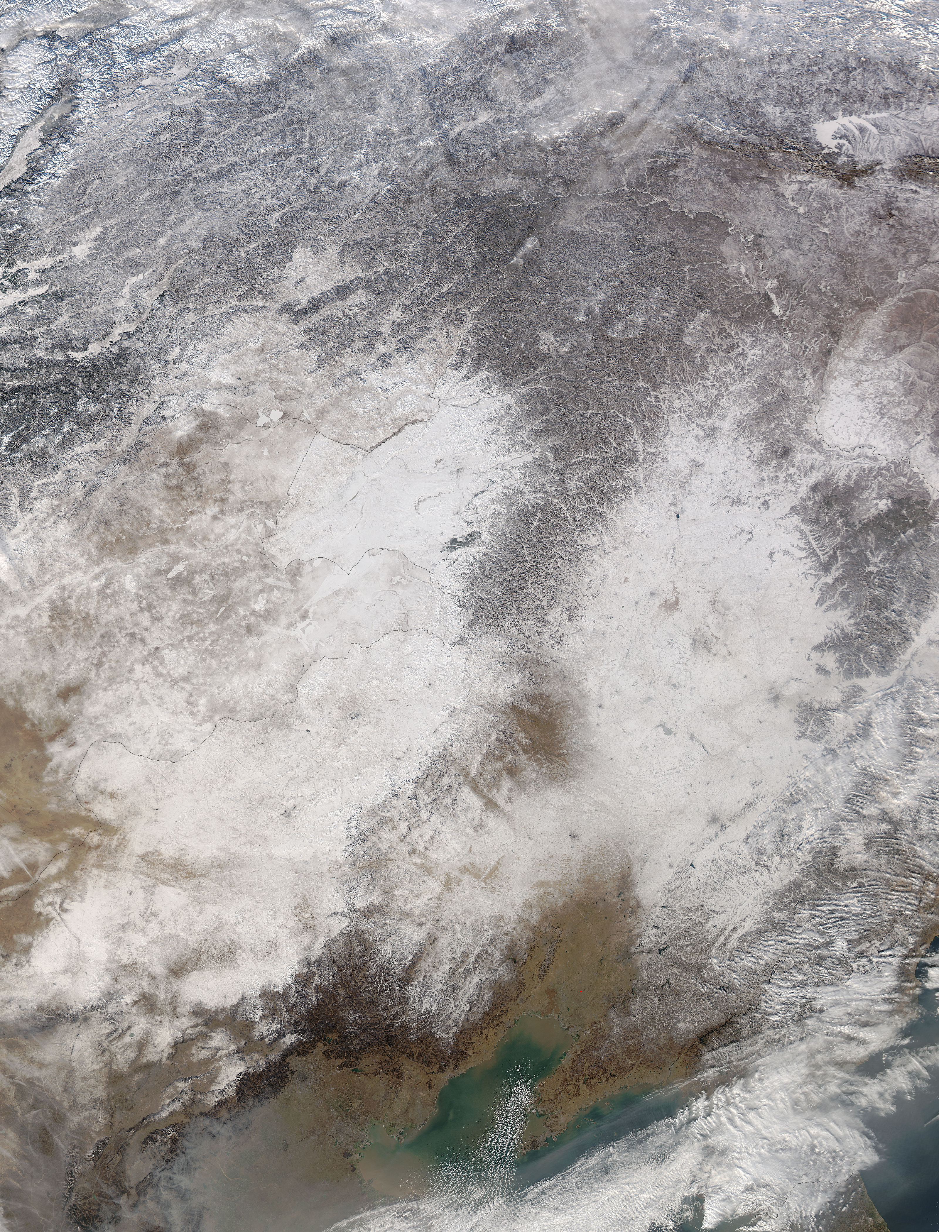 Snow in eastern Asia - related image preview