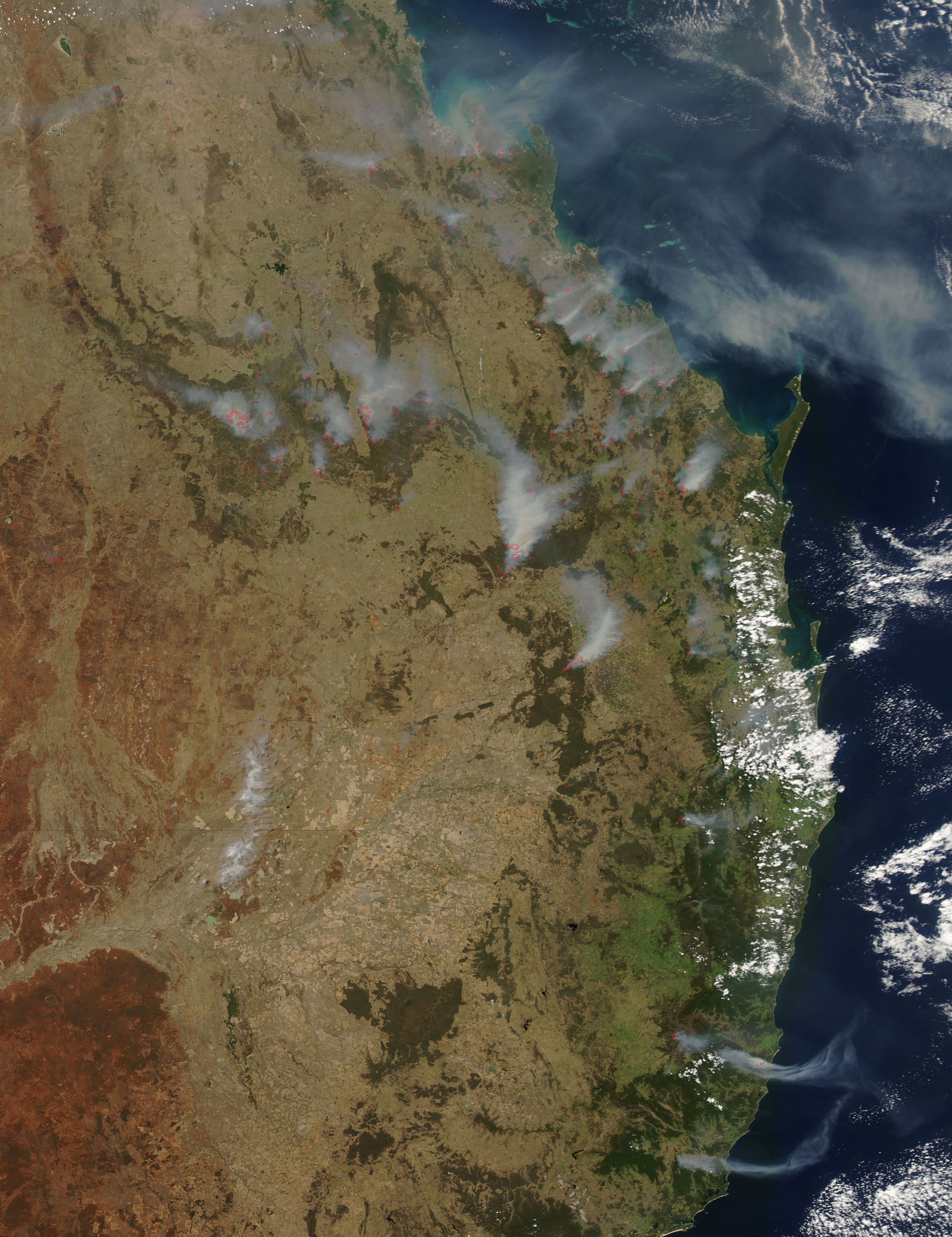 Fires and smoke in eastern Australia - related image preview