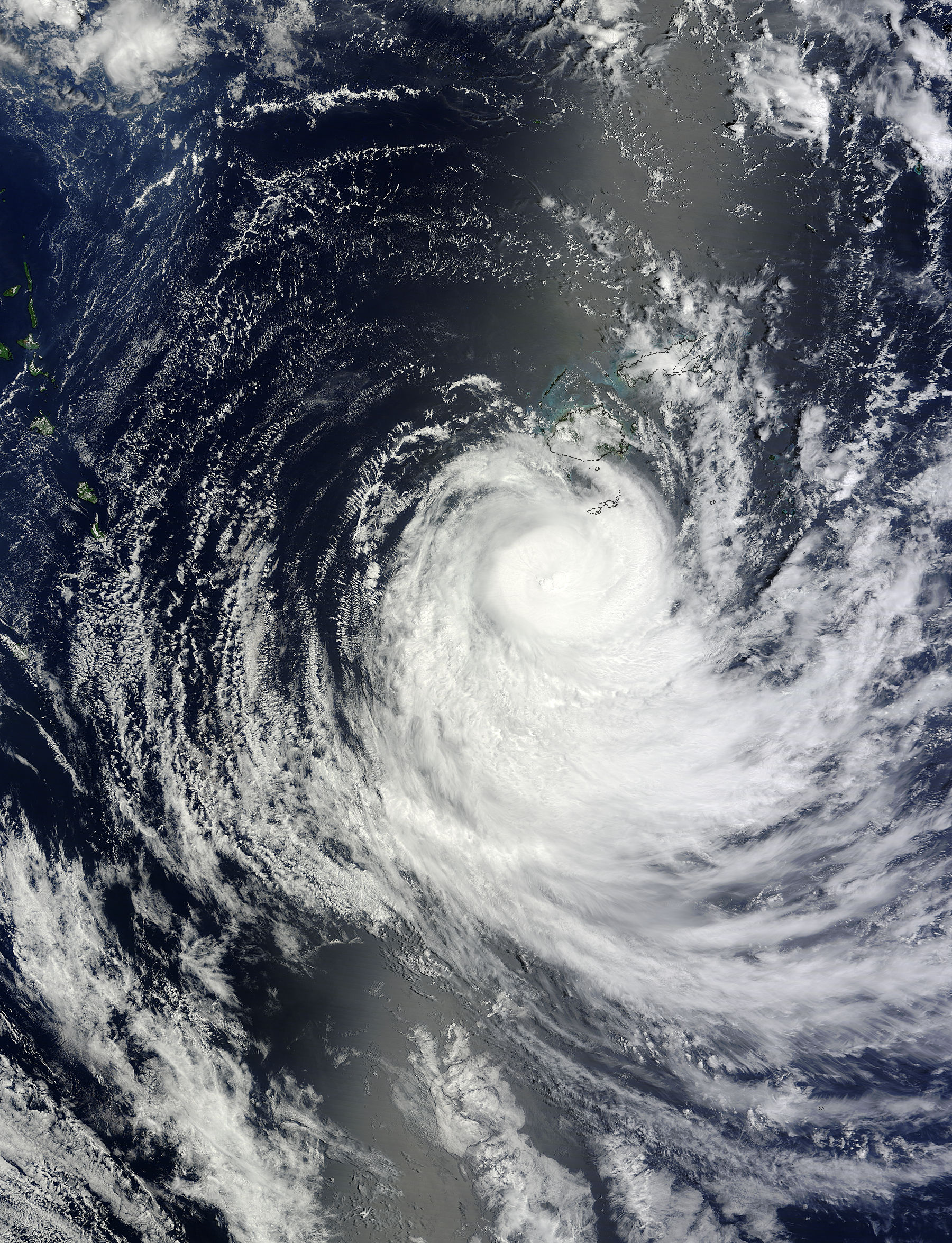 Tropical Cyclone Evan (04P) off the Fiji Islands - related image preview