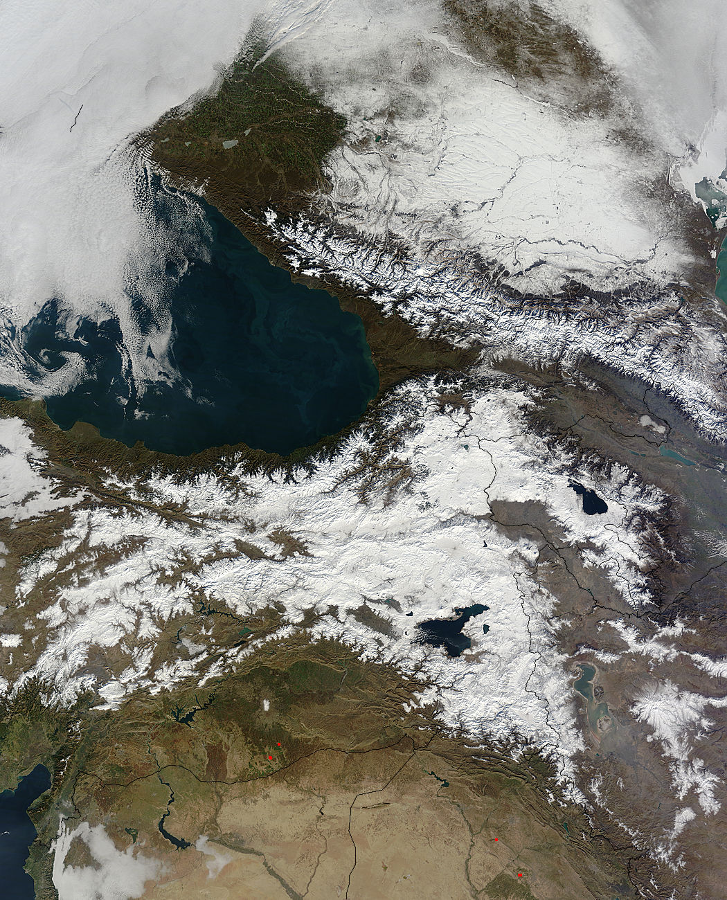 Snow in the Caucasus Mountains - related image preview