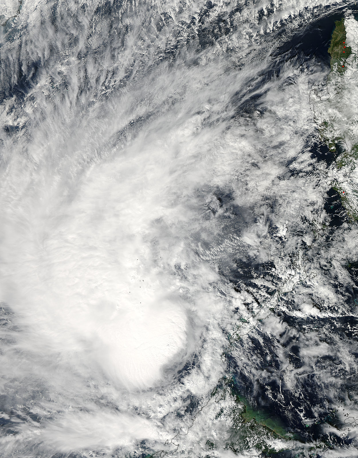 Tropical Storm Sonamu (01W) in the South China Sea - related image preview