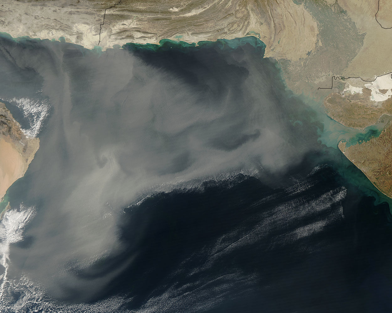 Dust across the Arabian Sea - related image preview