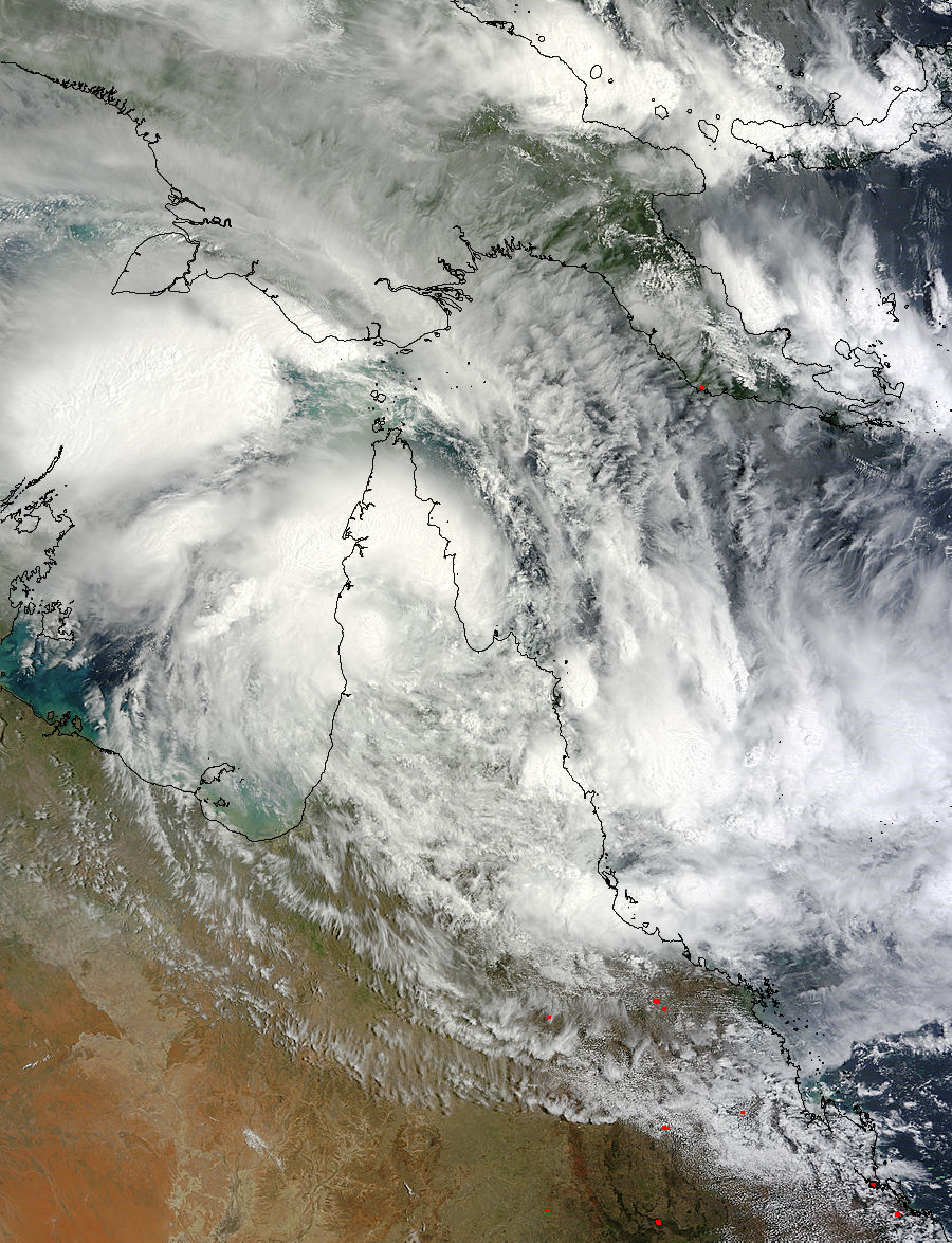 Tropical Cyclone Oswald (11P) over Australia - related image preview