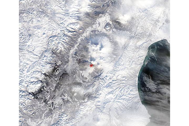 Eruption at Plosky Tolbachik, Kamchatka Peninsula, eastern Russia - selected child image