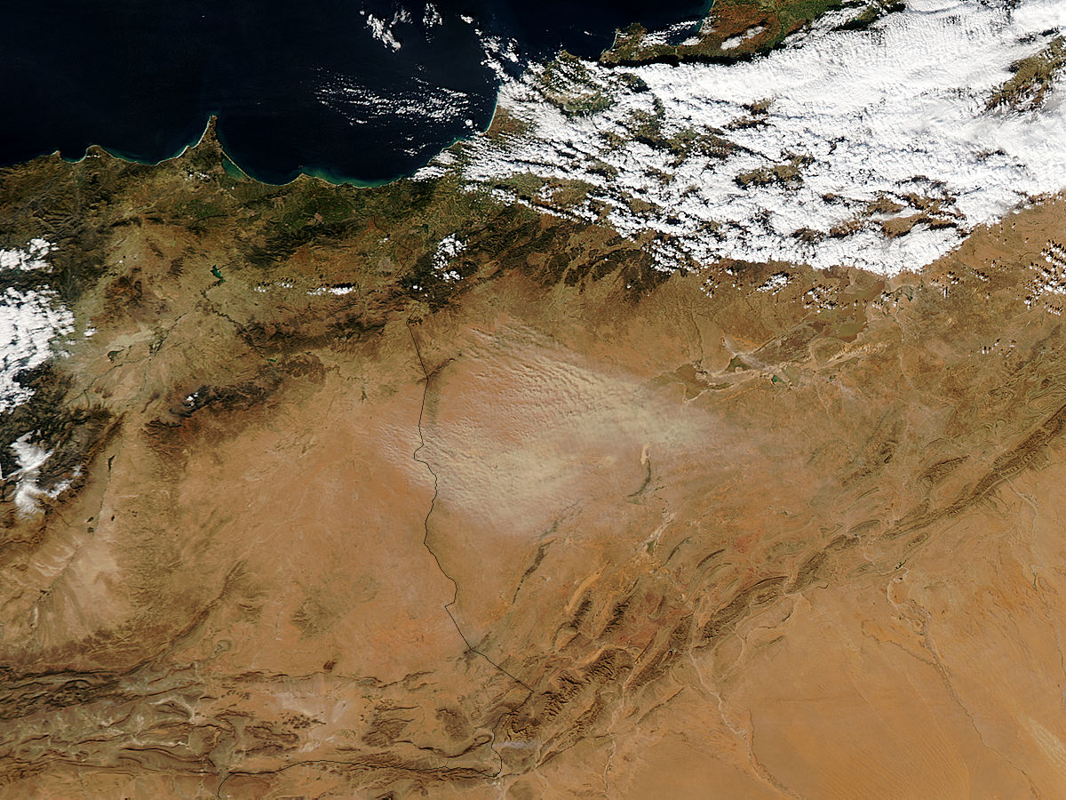 Dust storm in northwest Africa - related image preview
