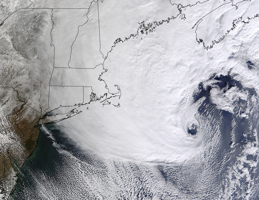 Winter storm over eastern New England - related image preview