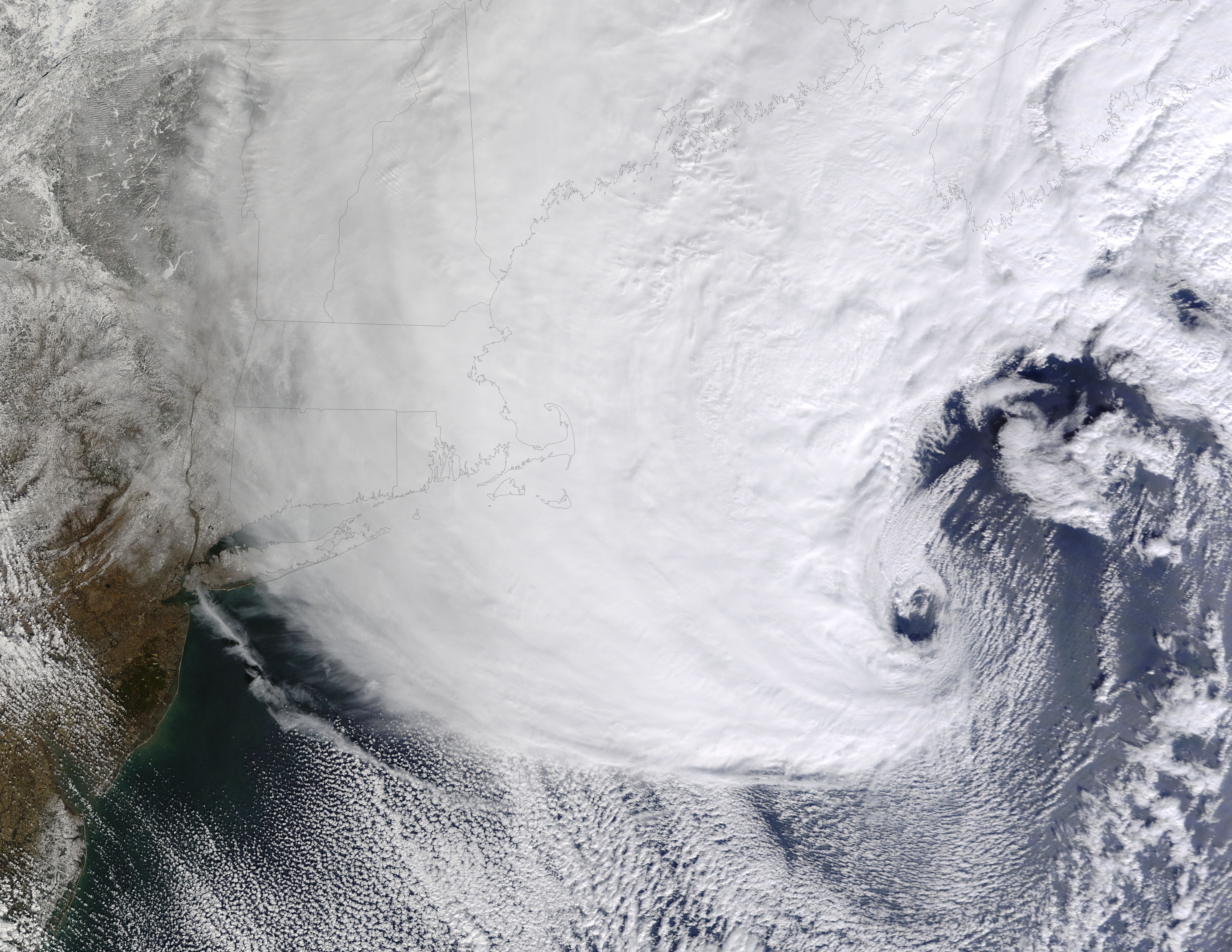 Winter storm over eastern New England - related image preview