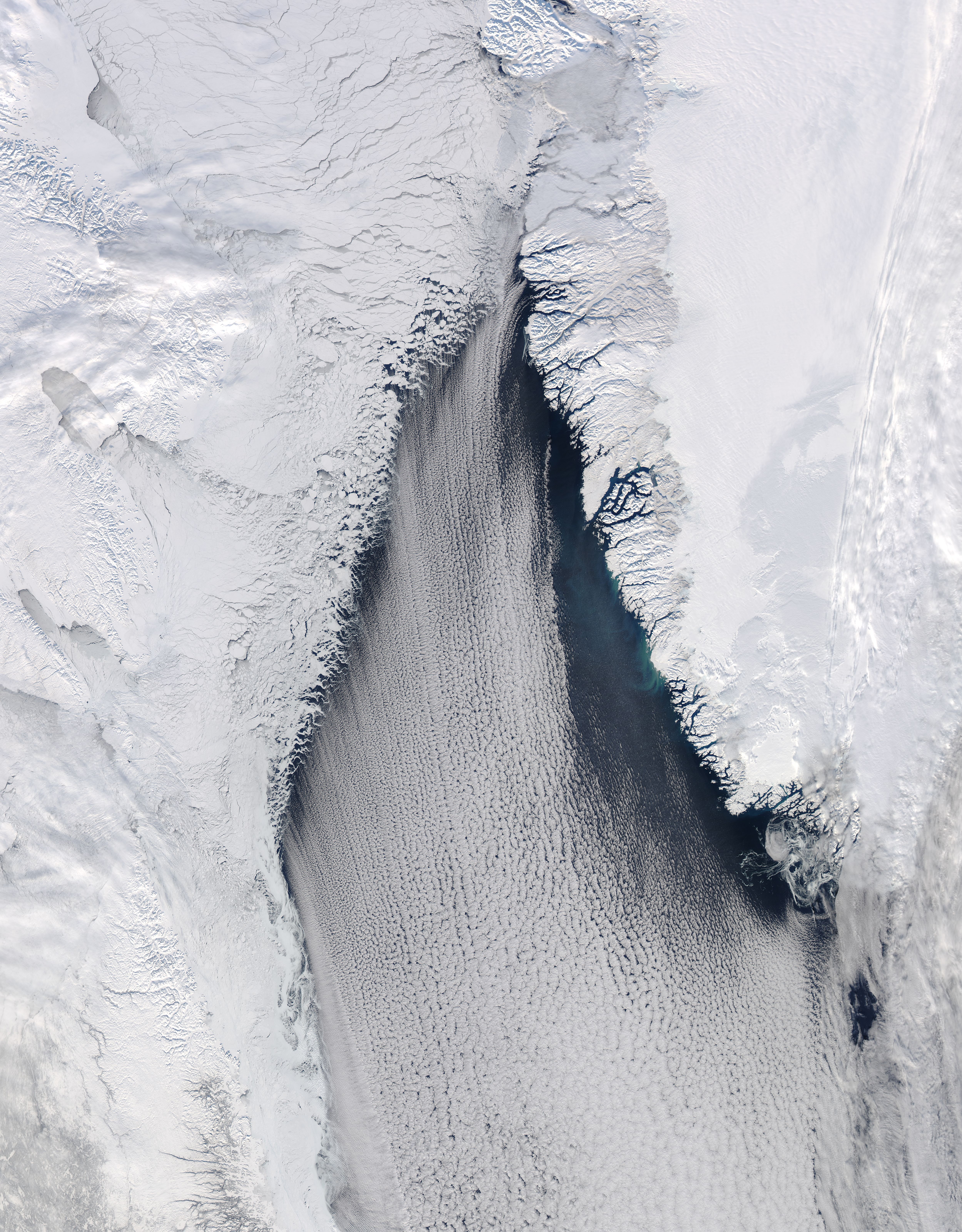 Cloud streets in Davis Strait - related imagethumbnail