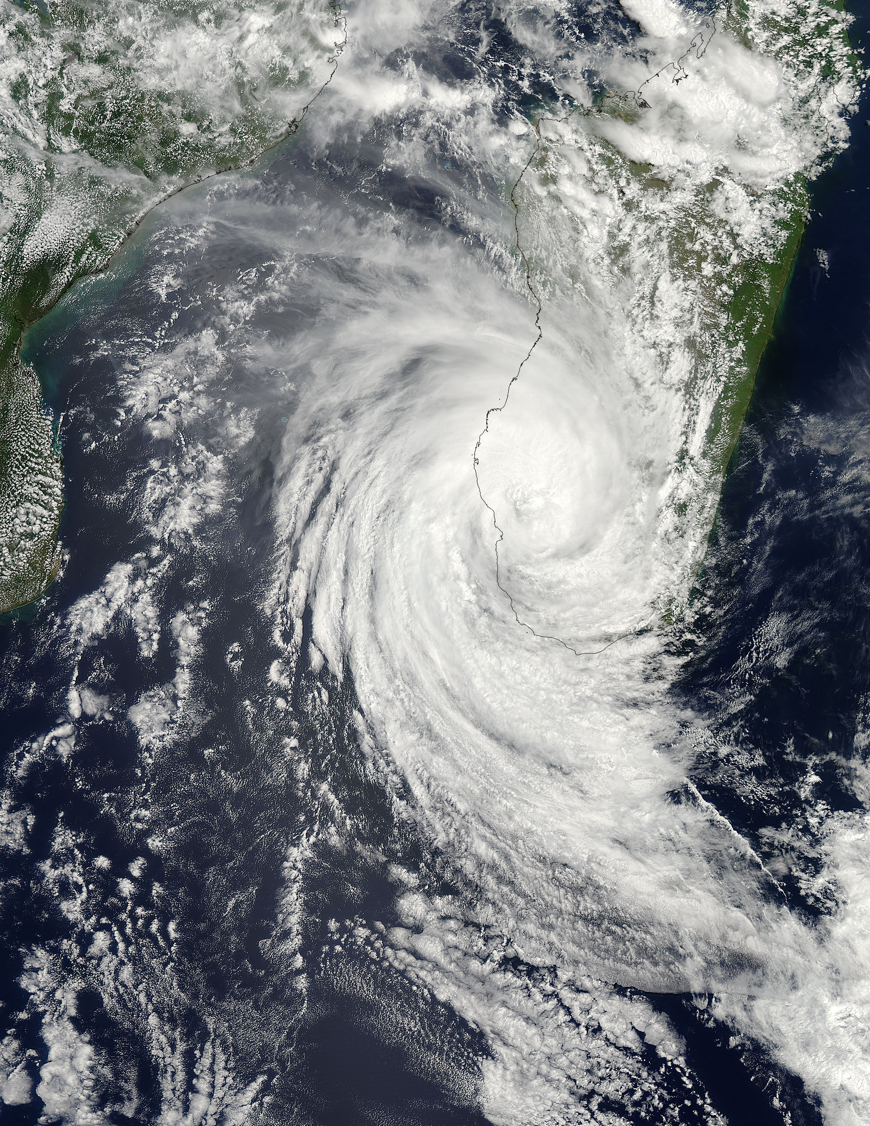 Tropical Cyclone Haruna (16S) over Madagascar - image thumbnail