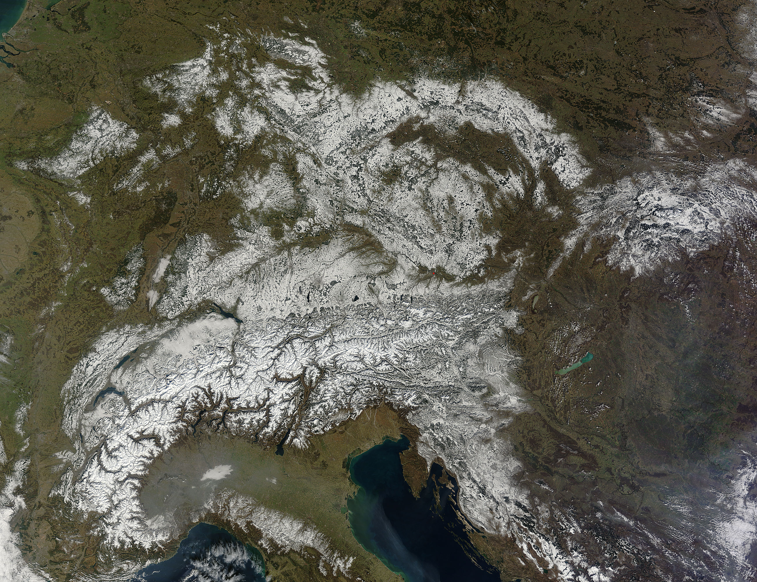 Snow in central Europe - related image preview
