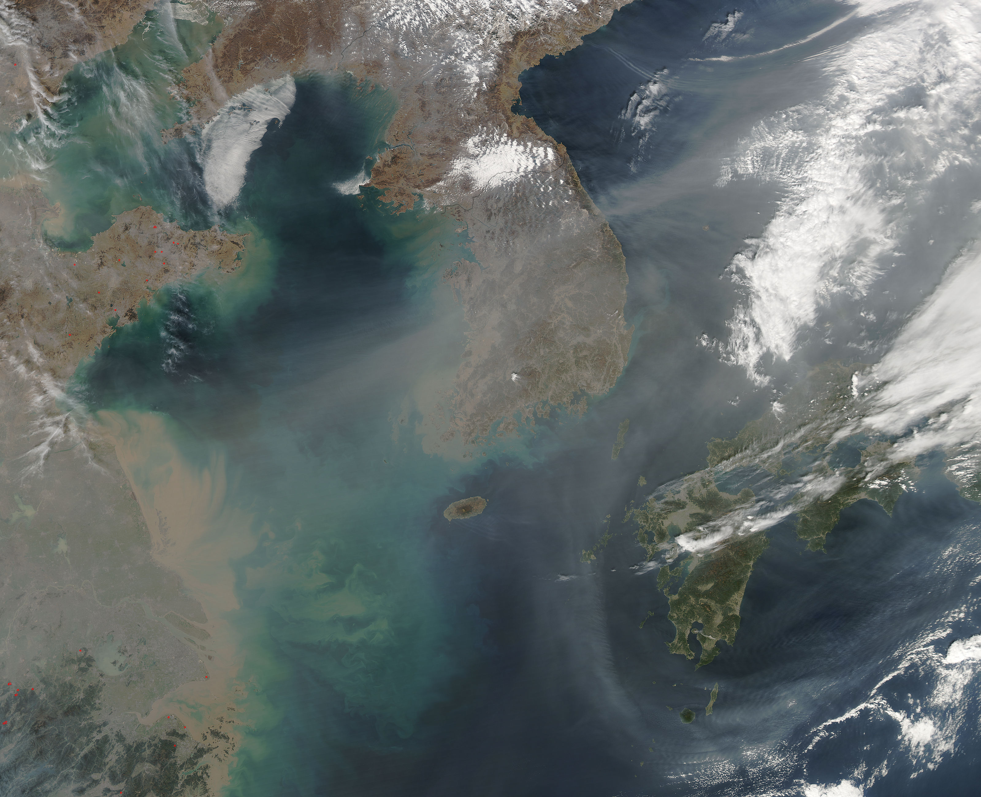 Haze over Korea - related image preview