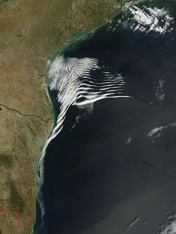 Wave clouds in the Gulf of Mexico - related image preview