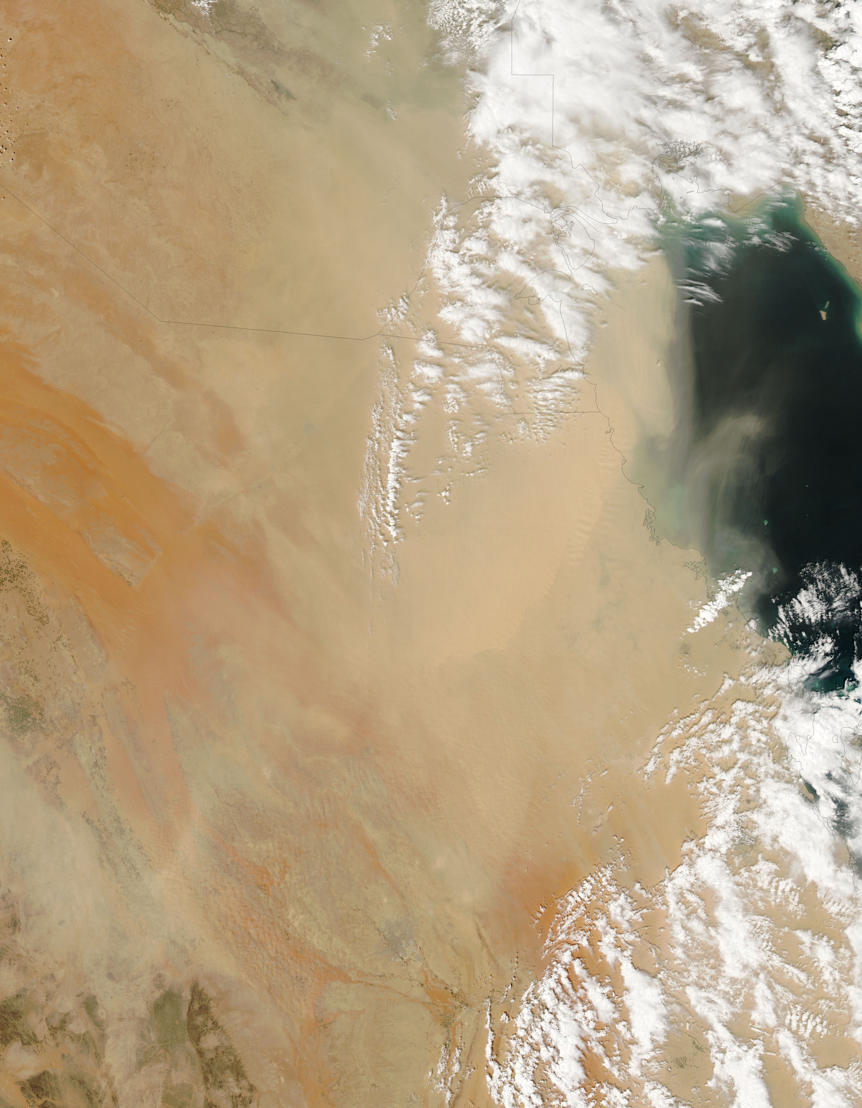 Dust storm in the Middle East - related image preview