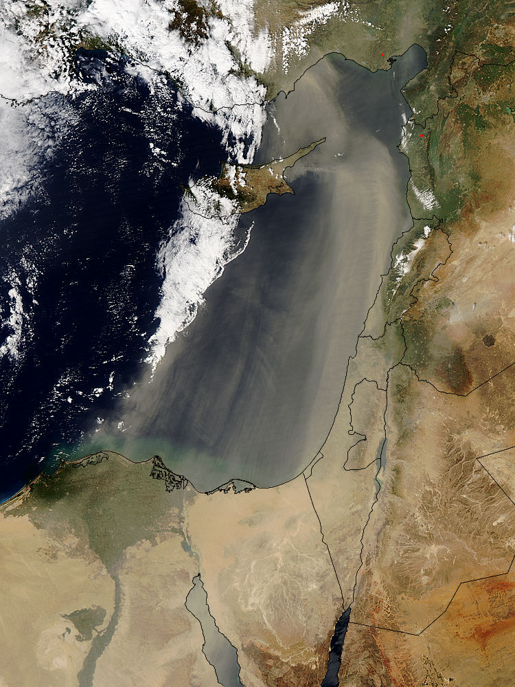 Dust storm in the Middle East - related image preview