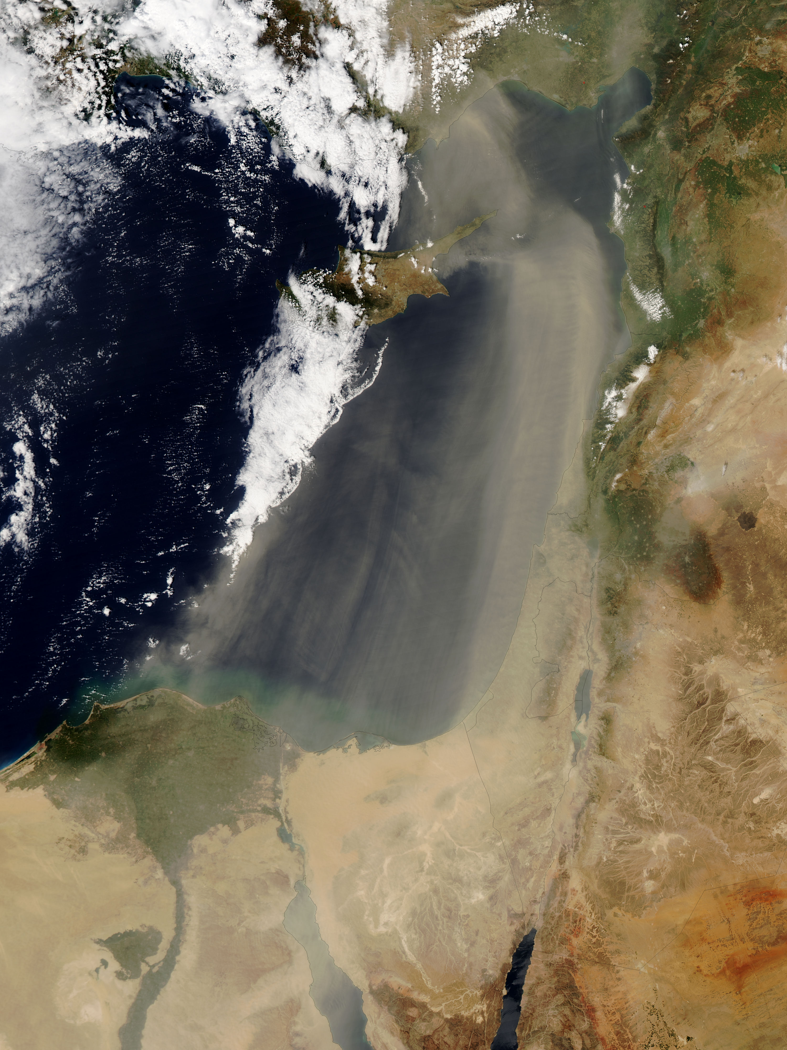 Dust storm in the Middle East - related image preview