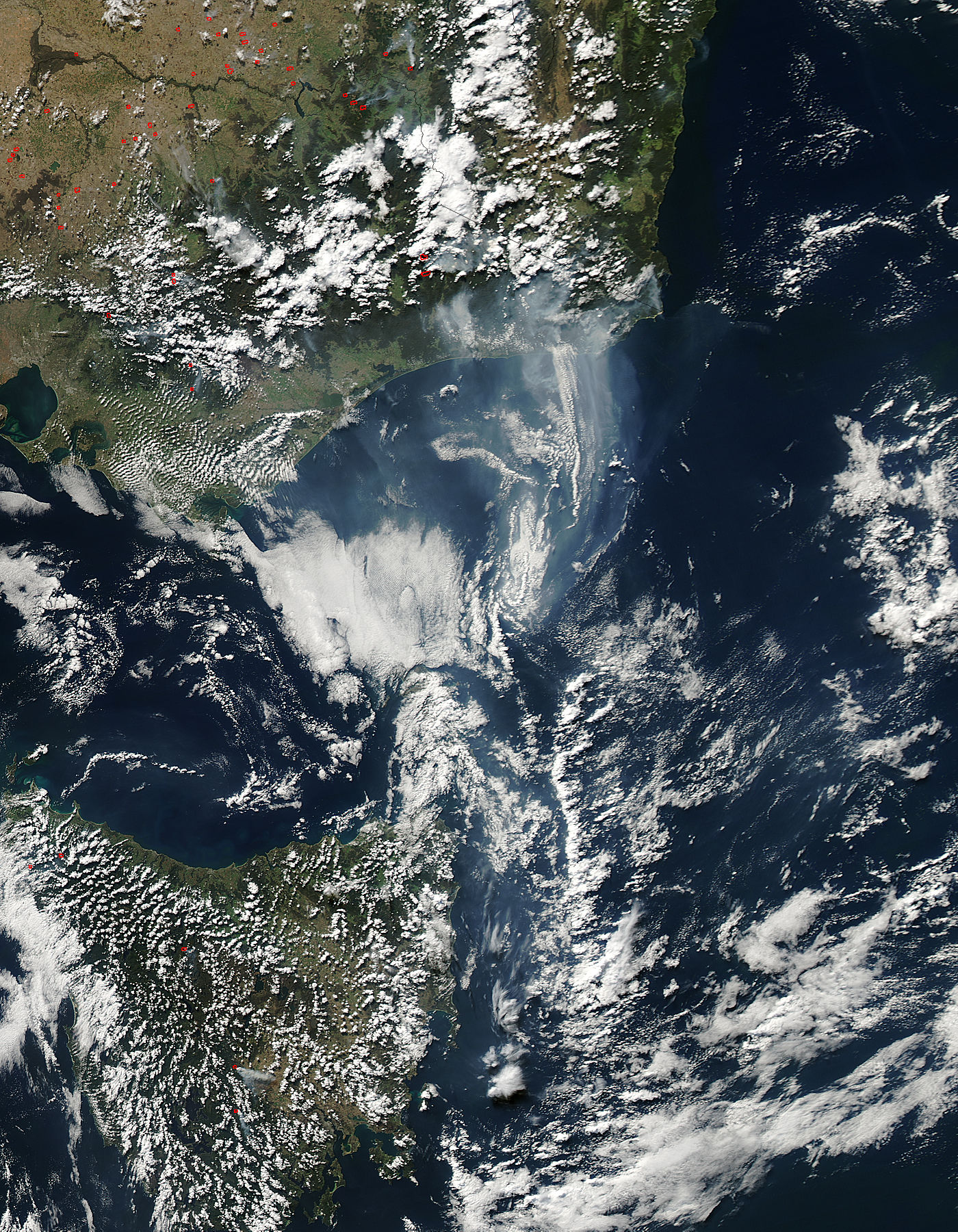 Smoke off southeastern Australia - related image preview