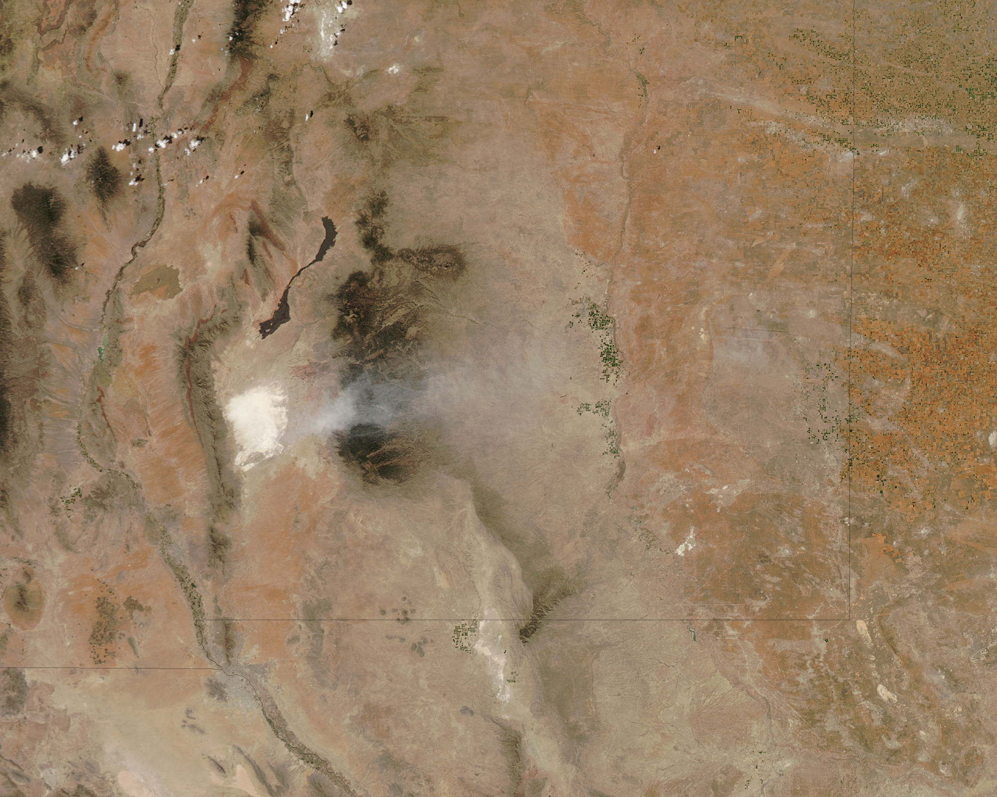 Dust Storm White Sands New Mexico