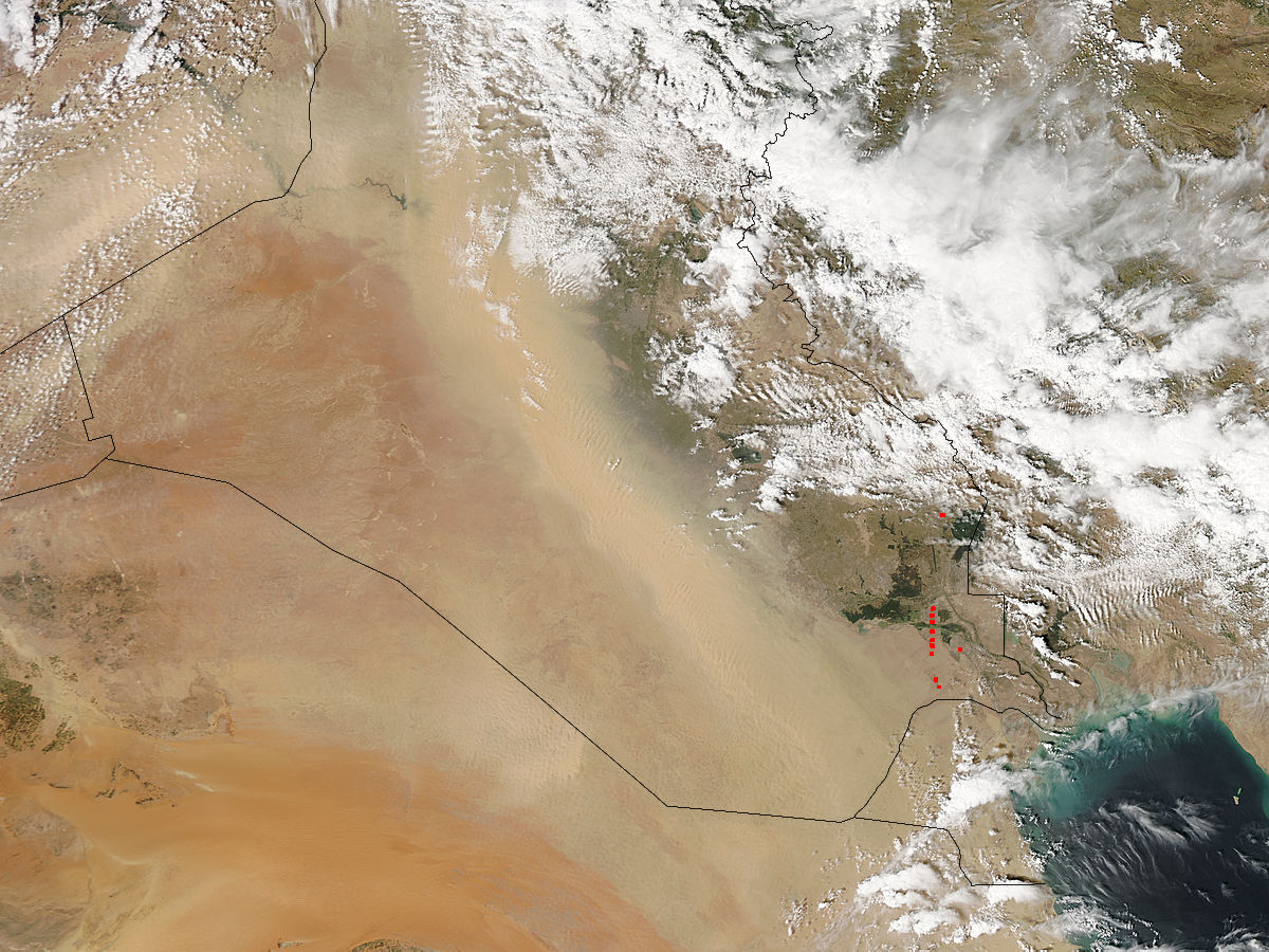 Dust storm in the Middle East - related image preview