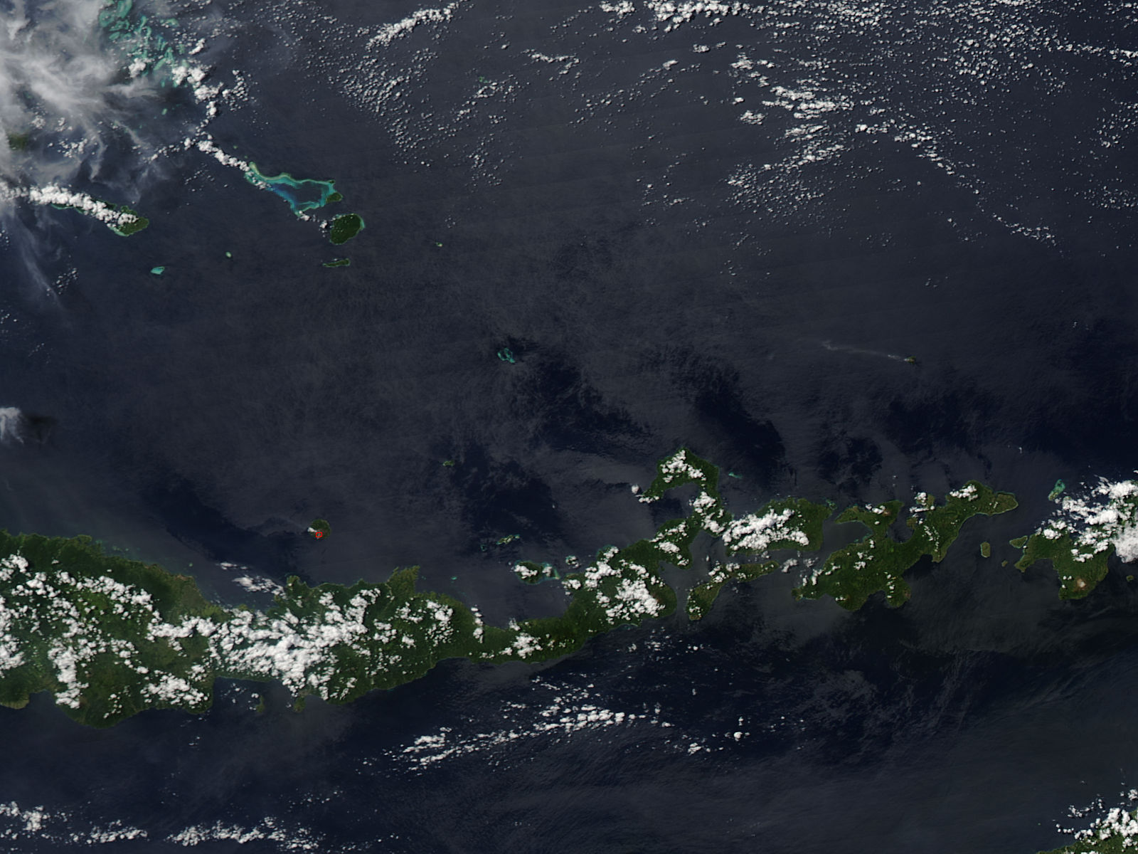 Plumes from Paluweh and Batu Tara, Lesser Sunda Islands, Indonesia - related image preview