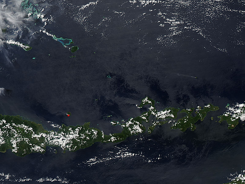 Plumes from Paluweh and Batu Tara, Lesser Sunda Islands, Indonesia - related image preview