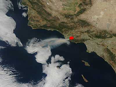 Springs Fire near Los Angeles, California - related image preview