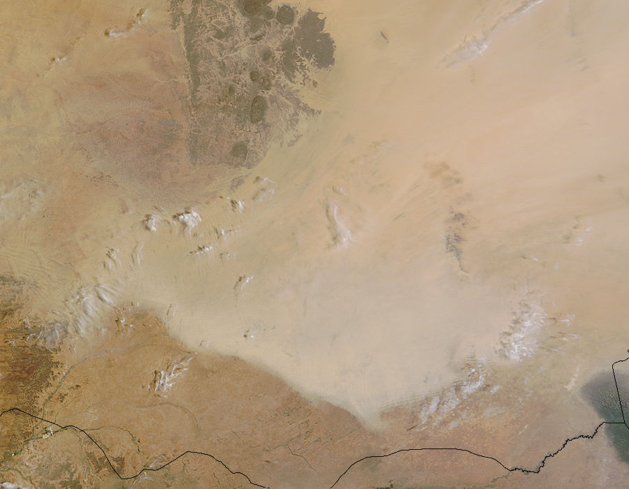 Dust storm in the Sahara Desert - related image preview