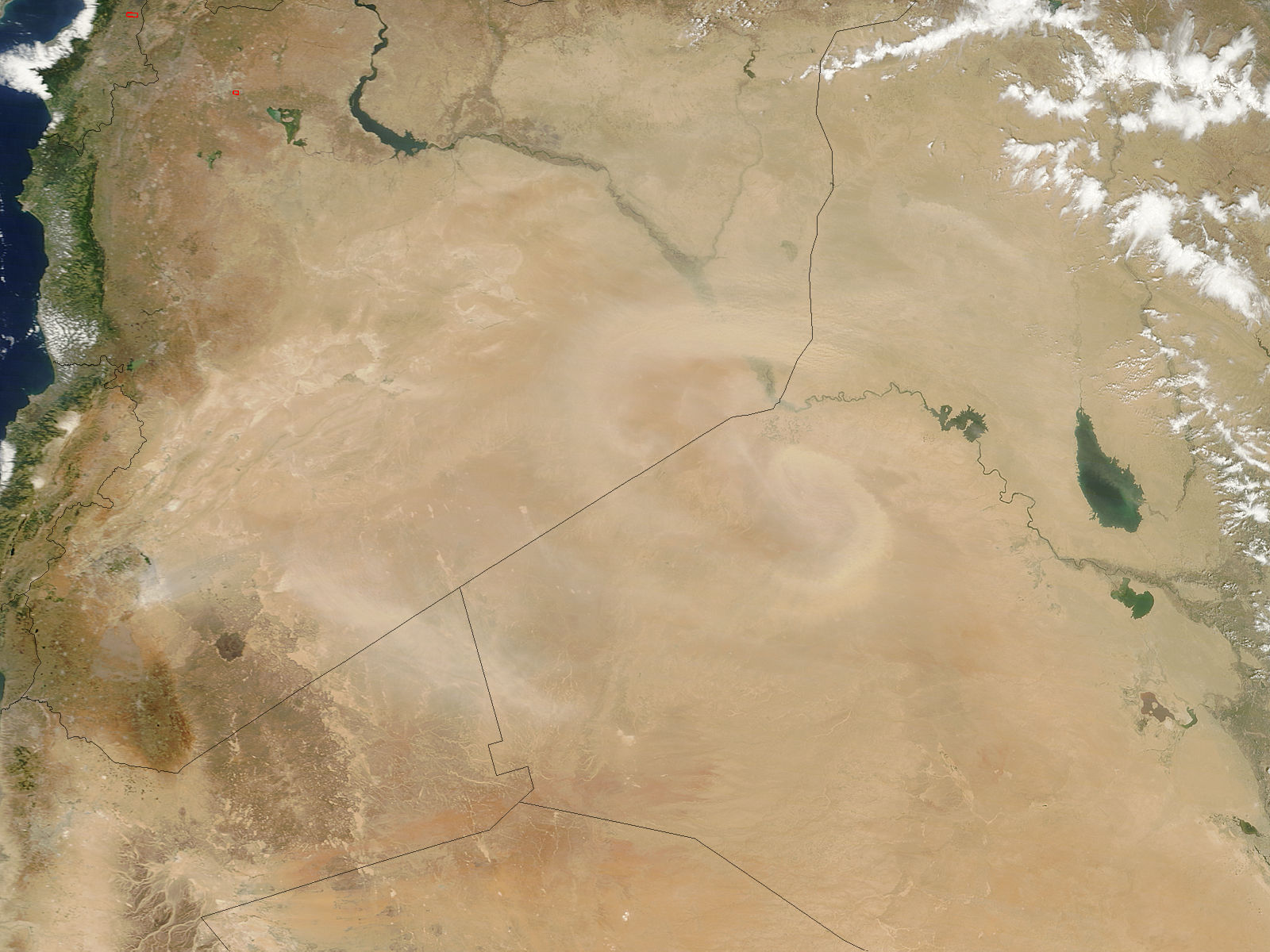Dust storms in the Middle East - related image preview