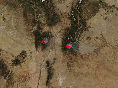 Thompson Ridge and Tres Lagunas Fires, New Mexico - related image preview