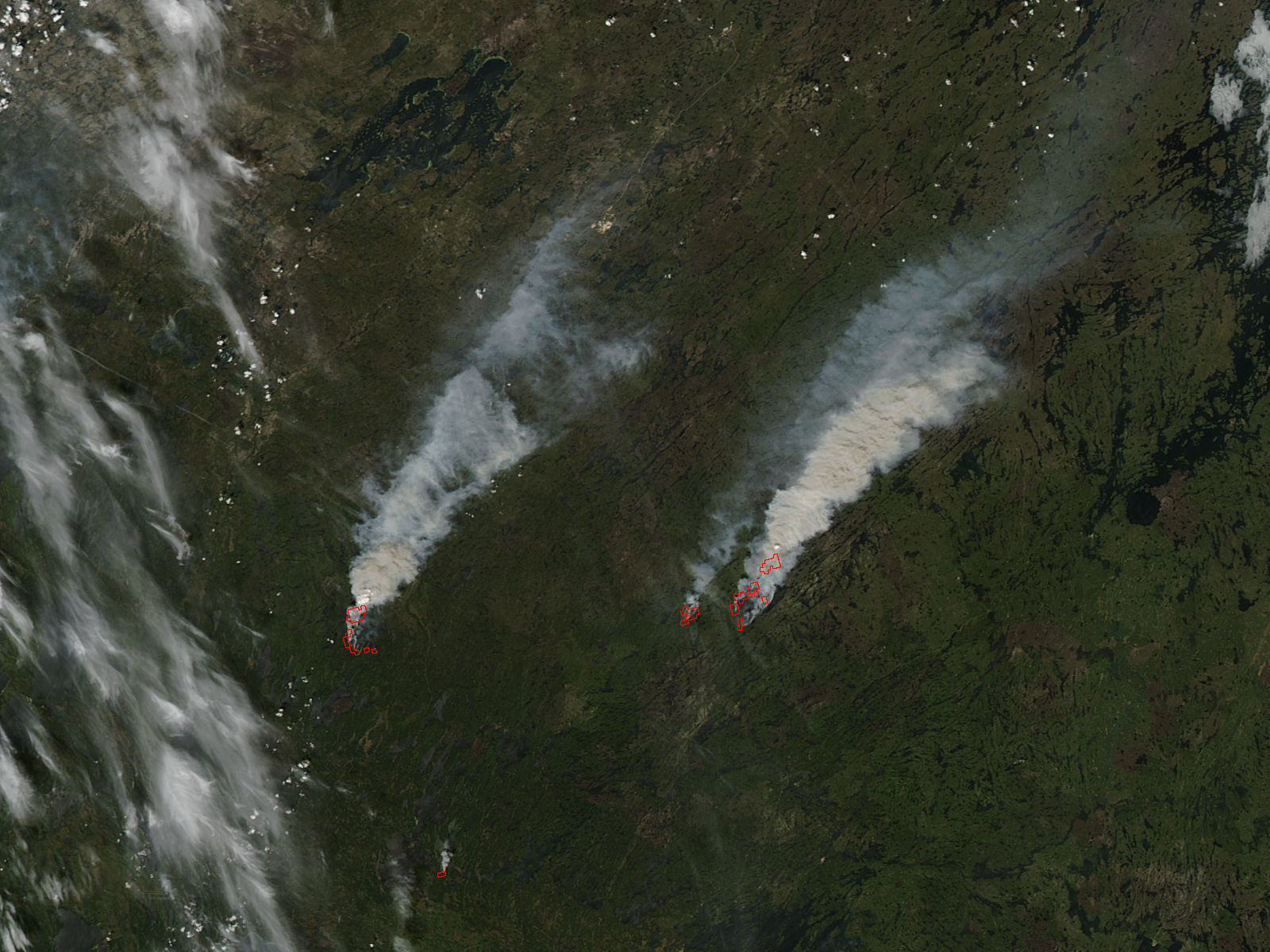 Fires in northern Saskatchewan - related image preview
