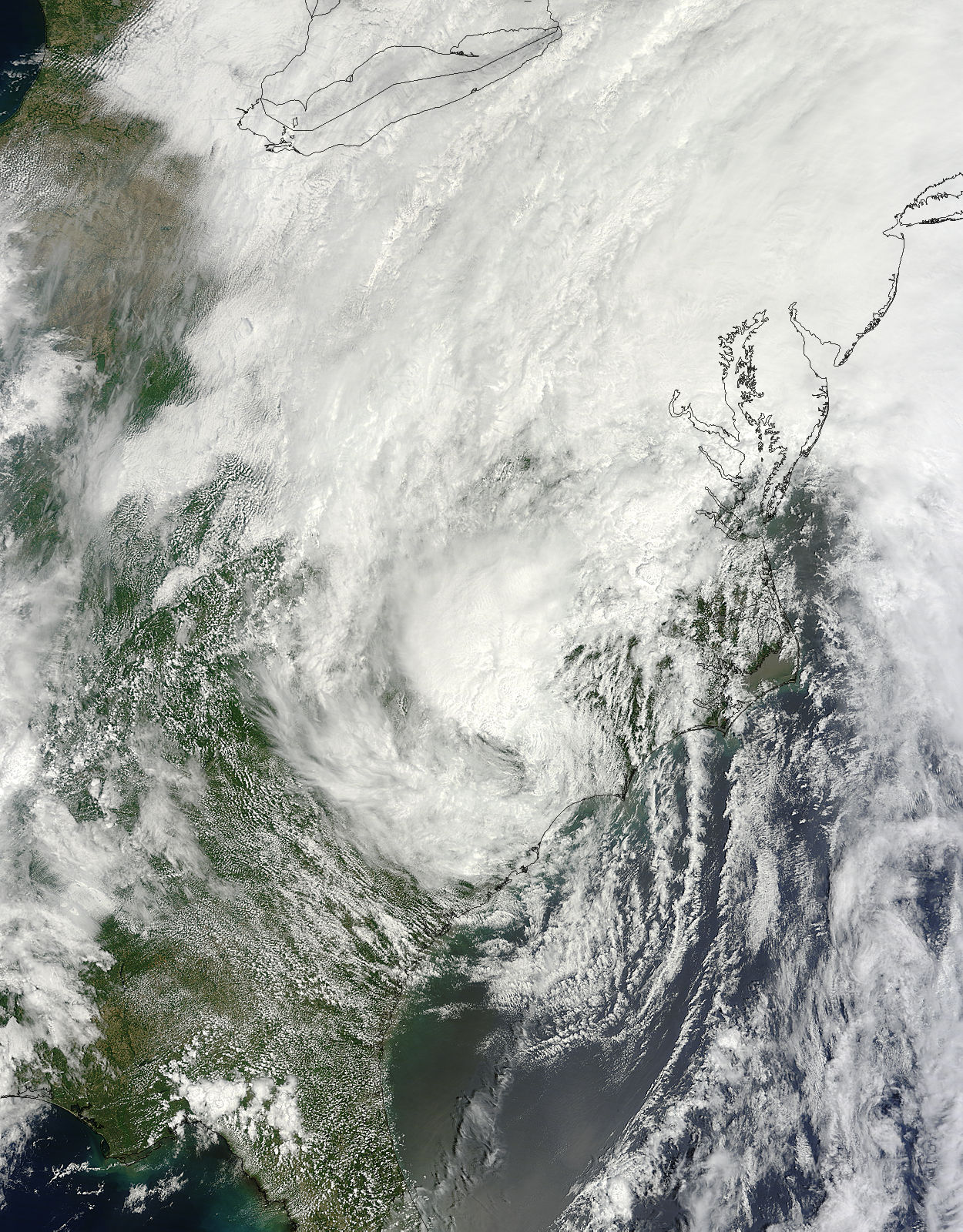 Tropical Storm Andrea (01L) over southeastern United States - related image preview