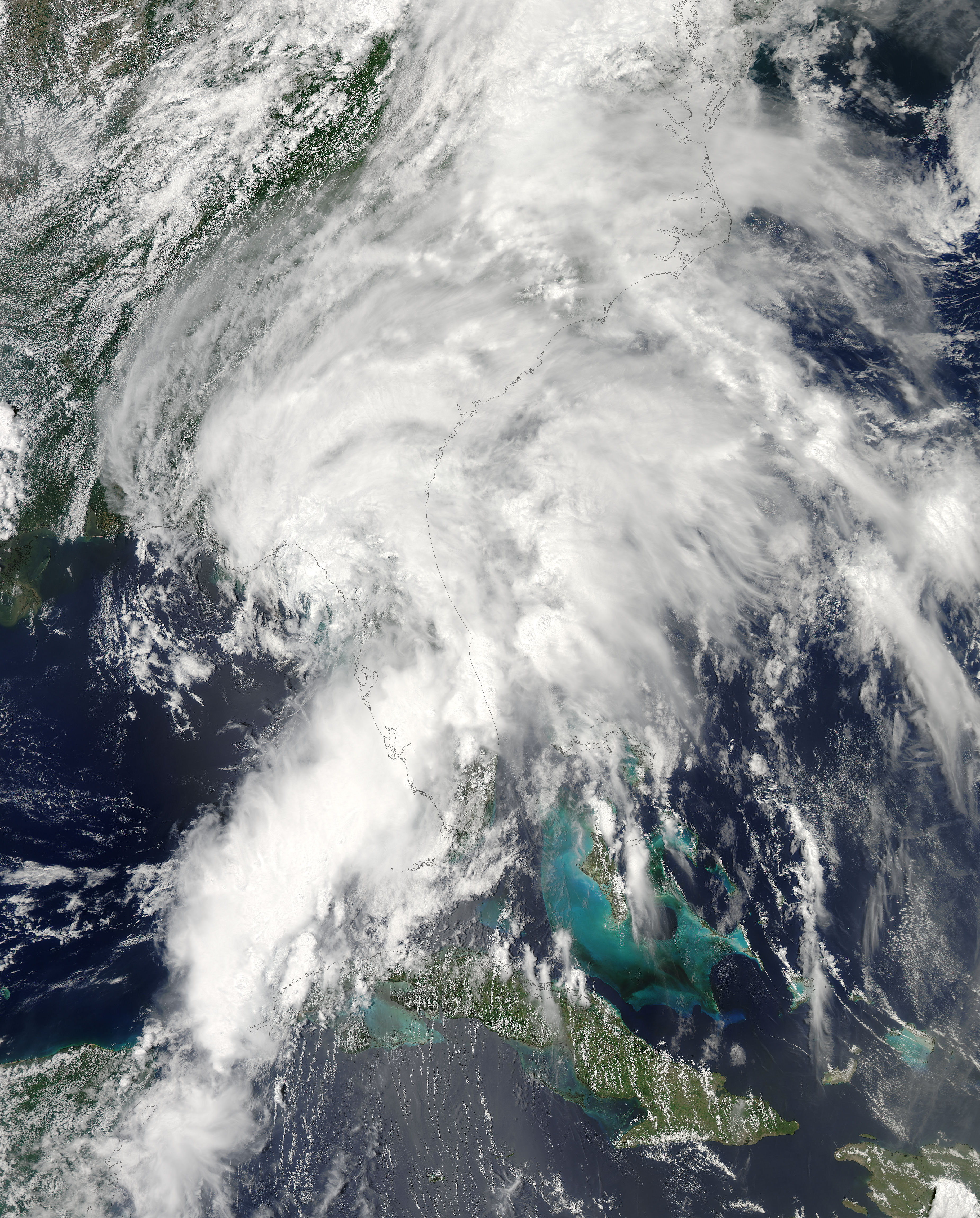 Tropical Storm Andrea (01L) over Florida - related image preview