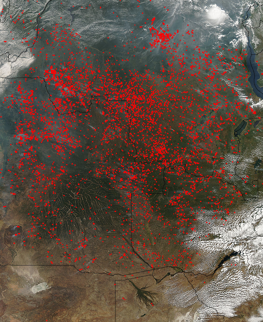 Fires in central Africa - related image preview