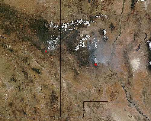 Fourmile and Silver fires, Arizona and New Mexico - related image preview