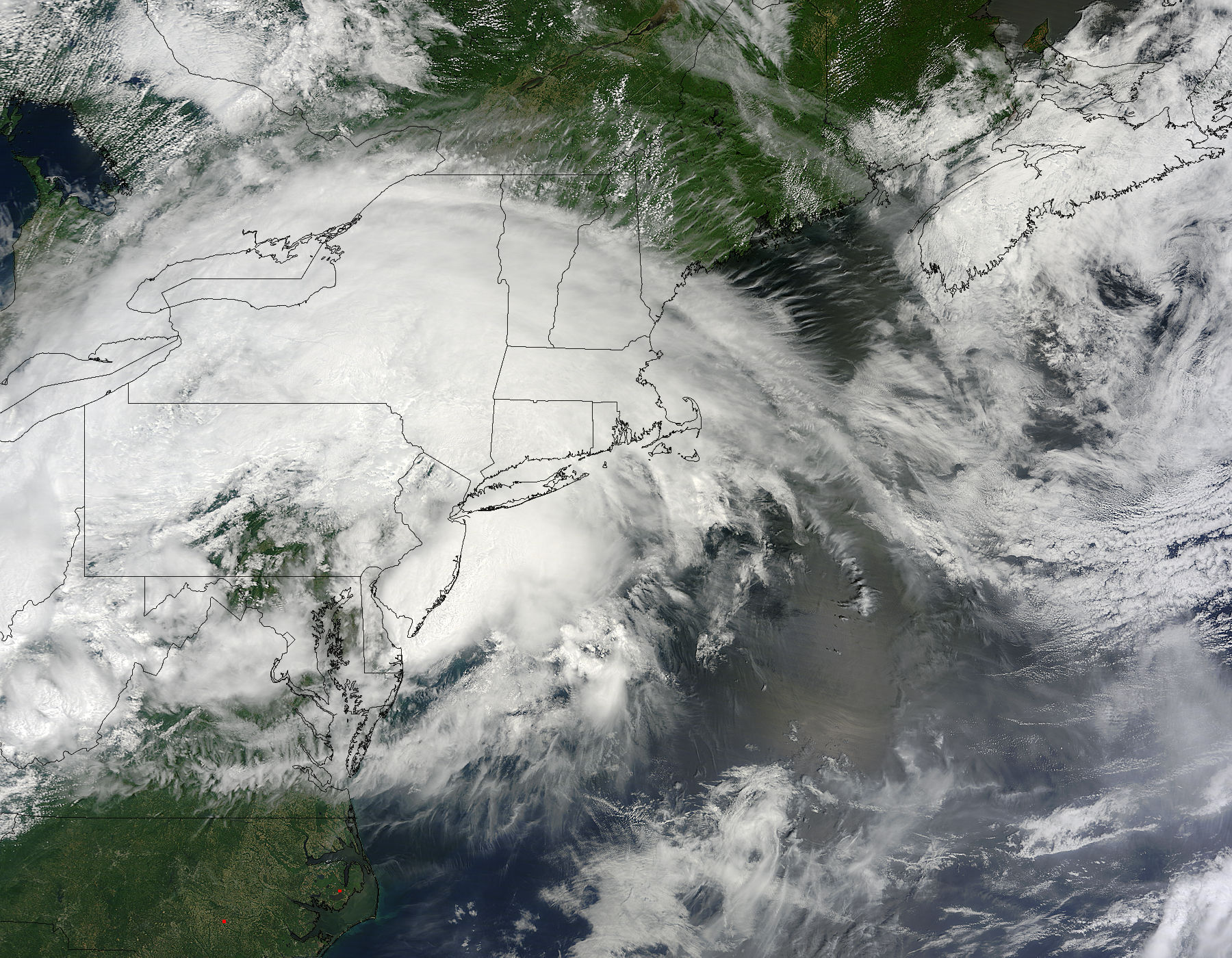 Storm over the northeastern United States - related image preview