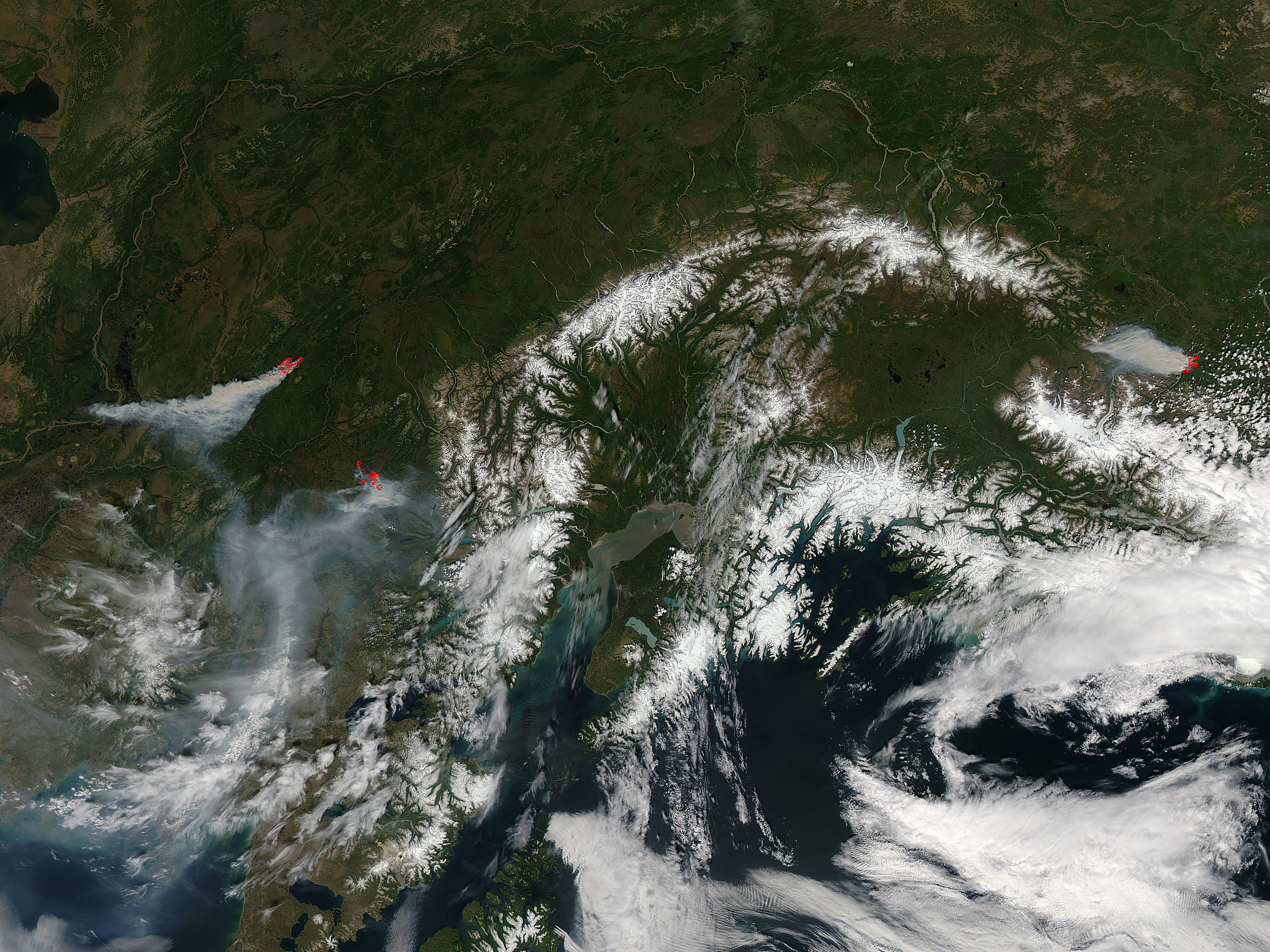 Fires in southern Alaska - related image preview