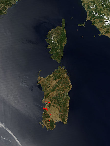 Fires in Sardinia - related image preview