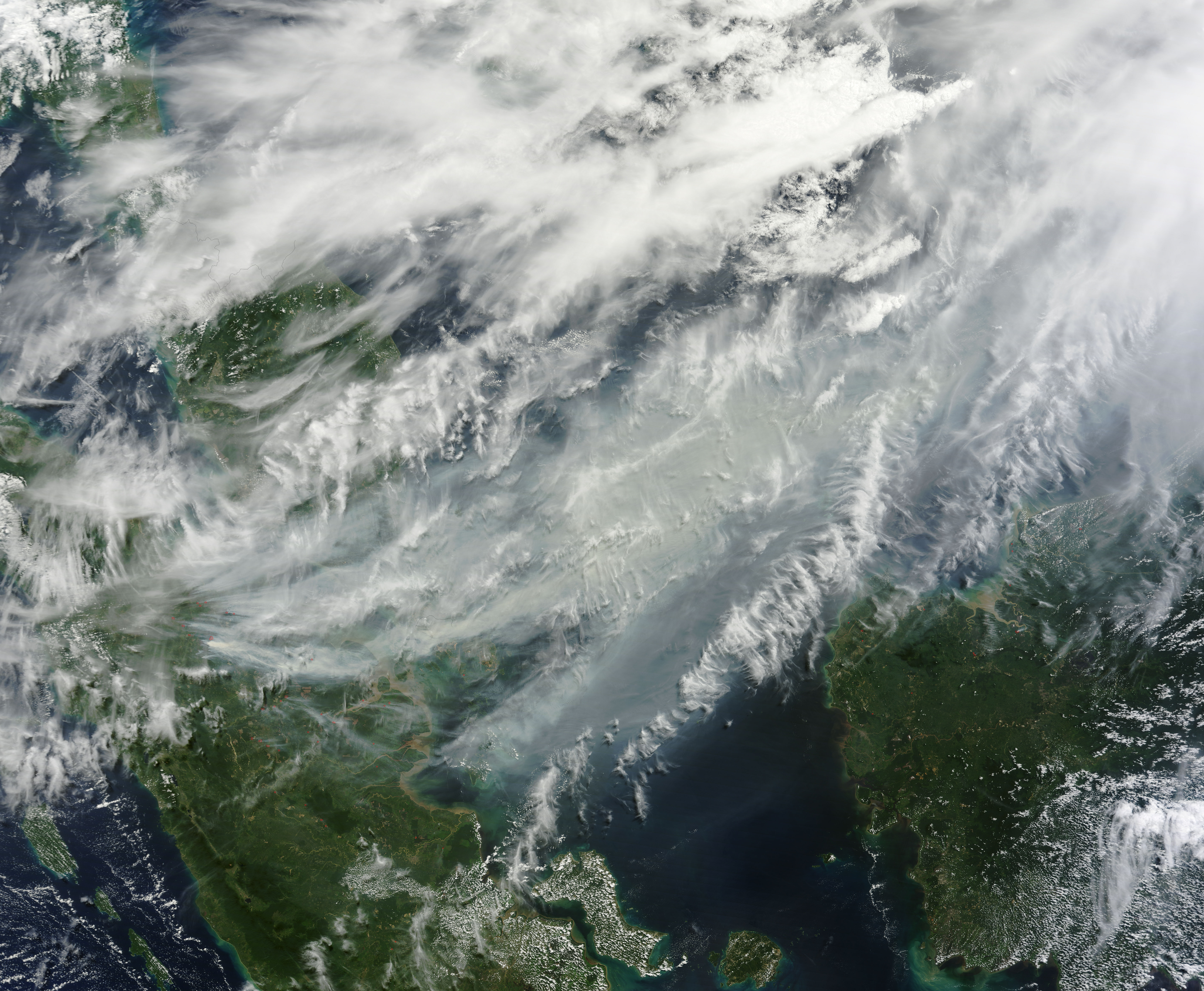 Smoke from fires in Indonesia - related image preview