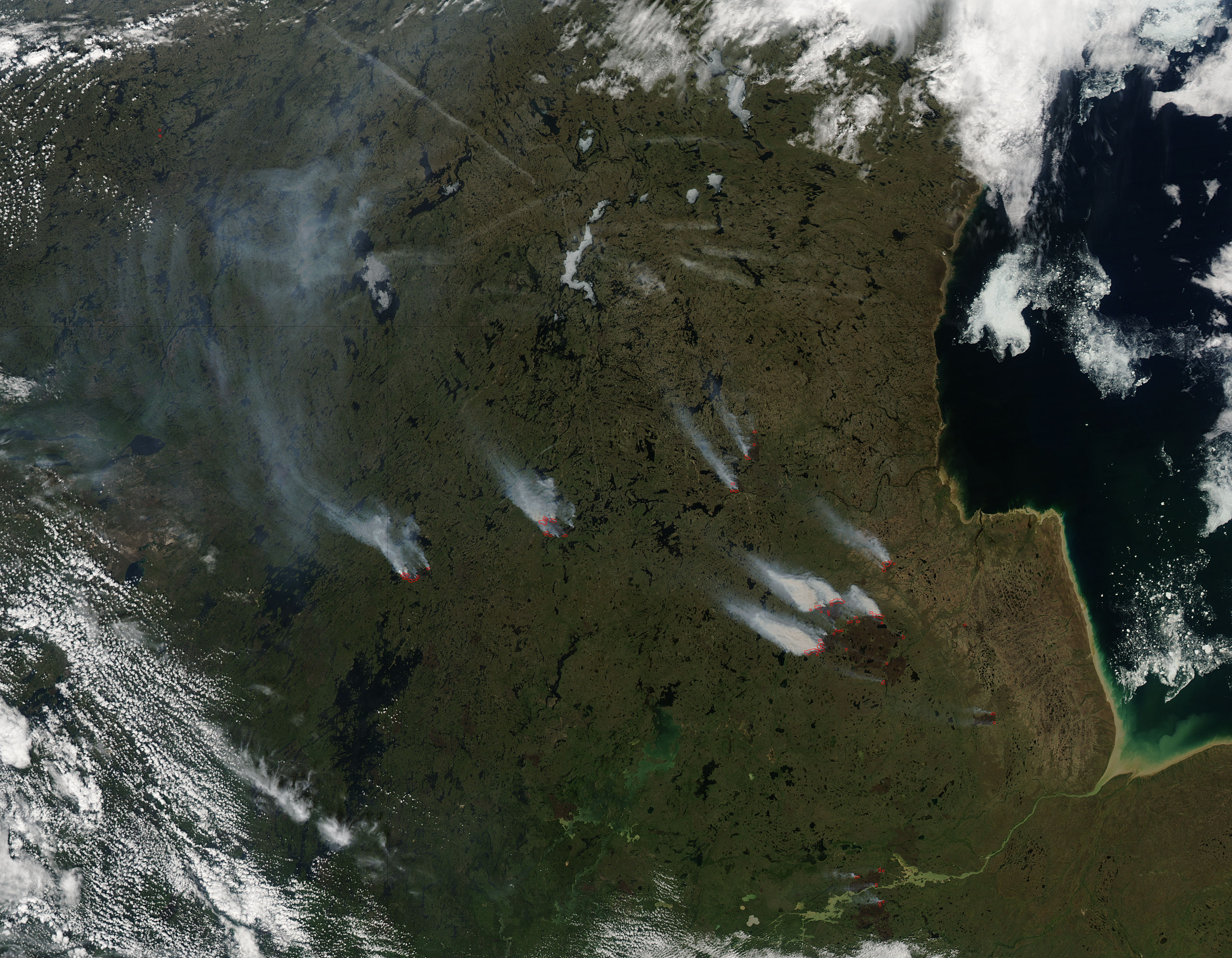 Fires in central Canada - related image preview