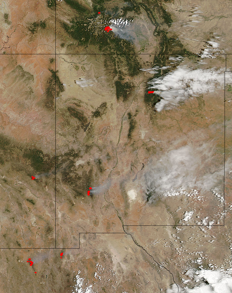 Fires in western United States and Mexico - related image preview